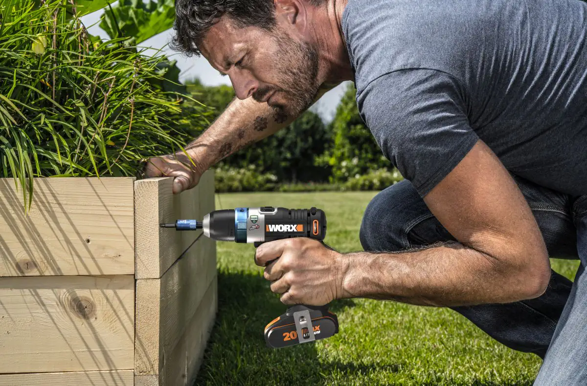 Worx Akku-Bohrschrauber WX183.1 20 V 2,0 Ah 2 Akkus 50 Nm