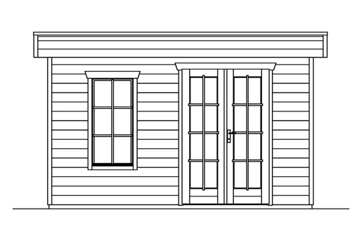 4018211028139_5 SKAN HOLZ Gartenhaus Breda 380 x 300 cm schiefergrau mit Fußboden