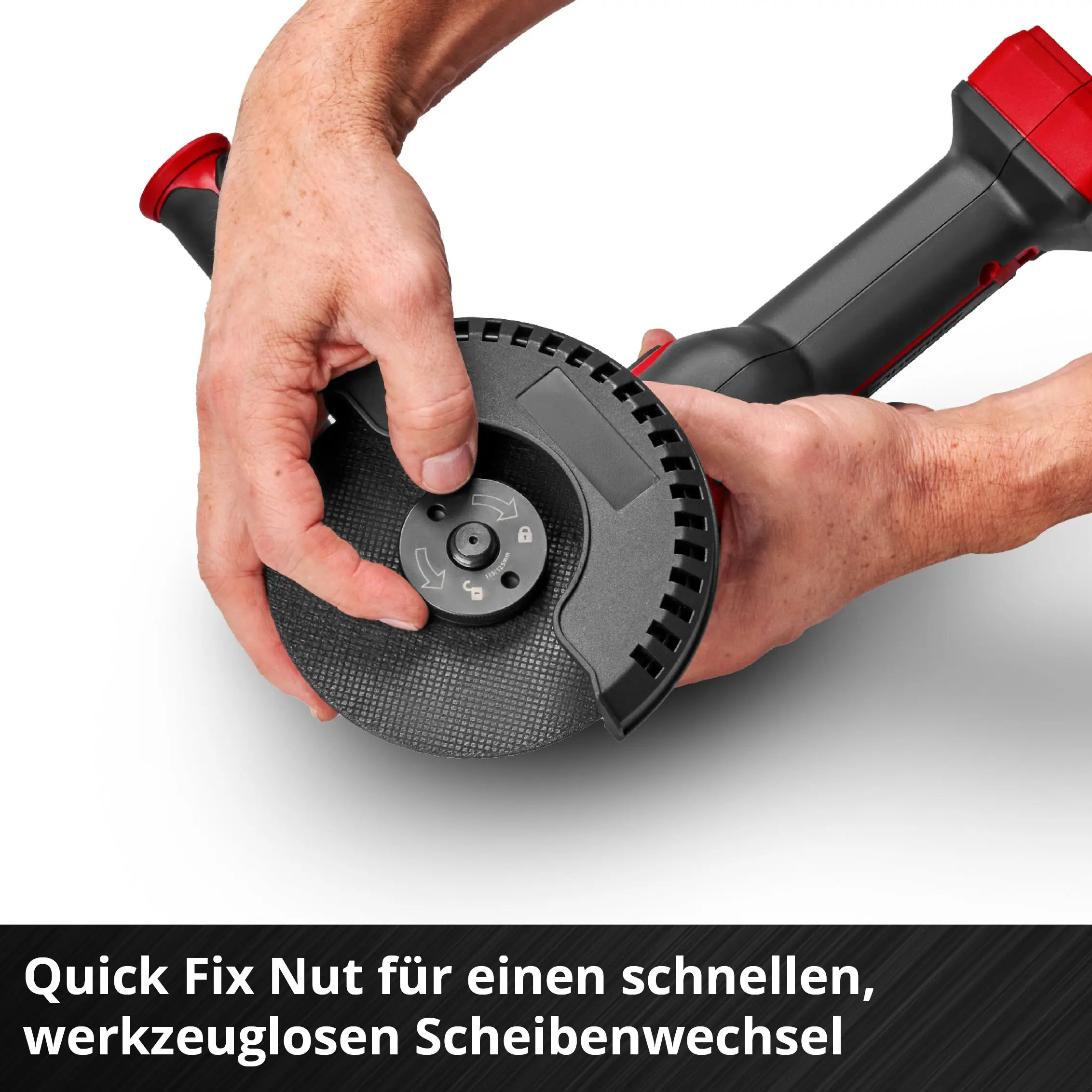 Einhell Professional Akku-Winkelschleifer TP-AG 18/125 CE Q Li Solo 18 V
