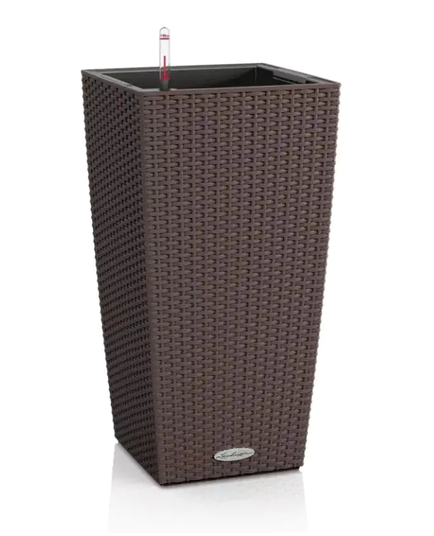 Lechuza Pflanzgefäß Cubico Cottage 40 lichtgrau