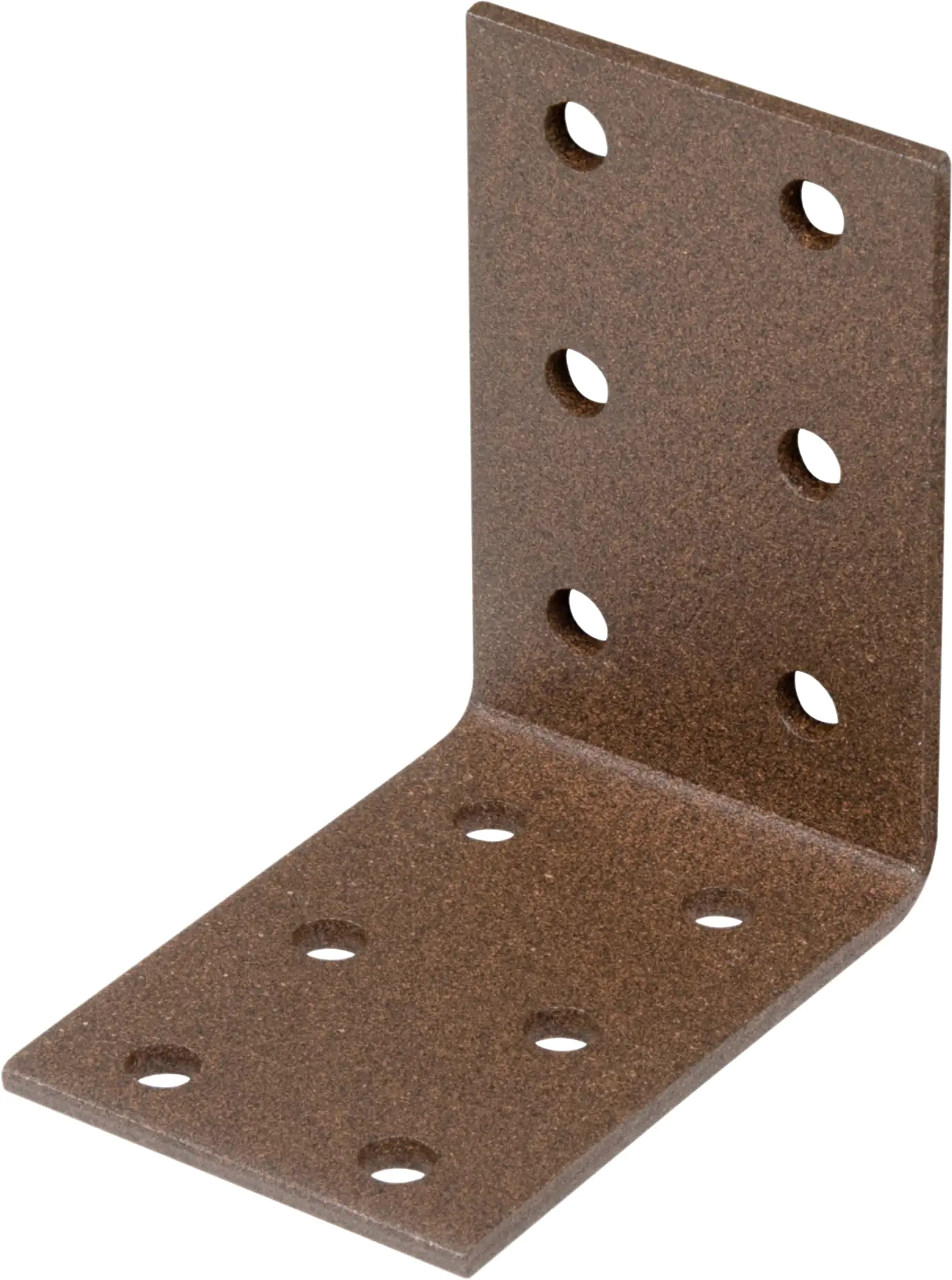Alberts Duravis Lochplattenwinkel rostbraun, 60 x 60 x 40 mm