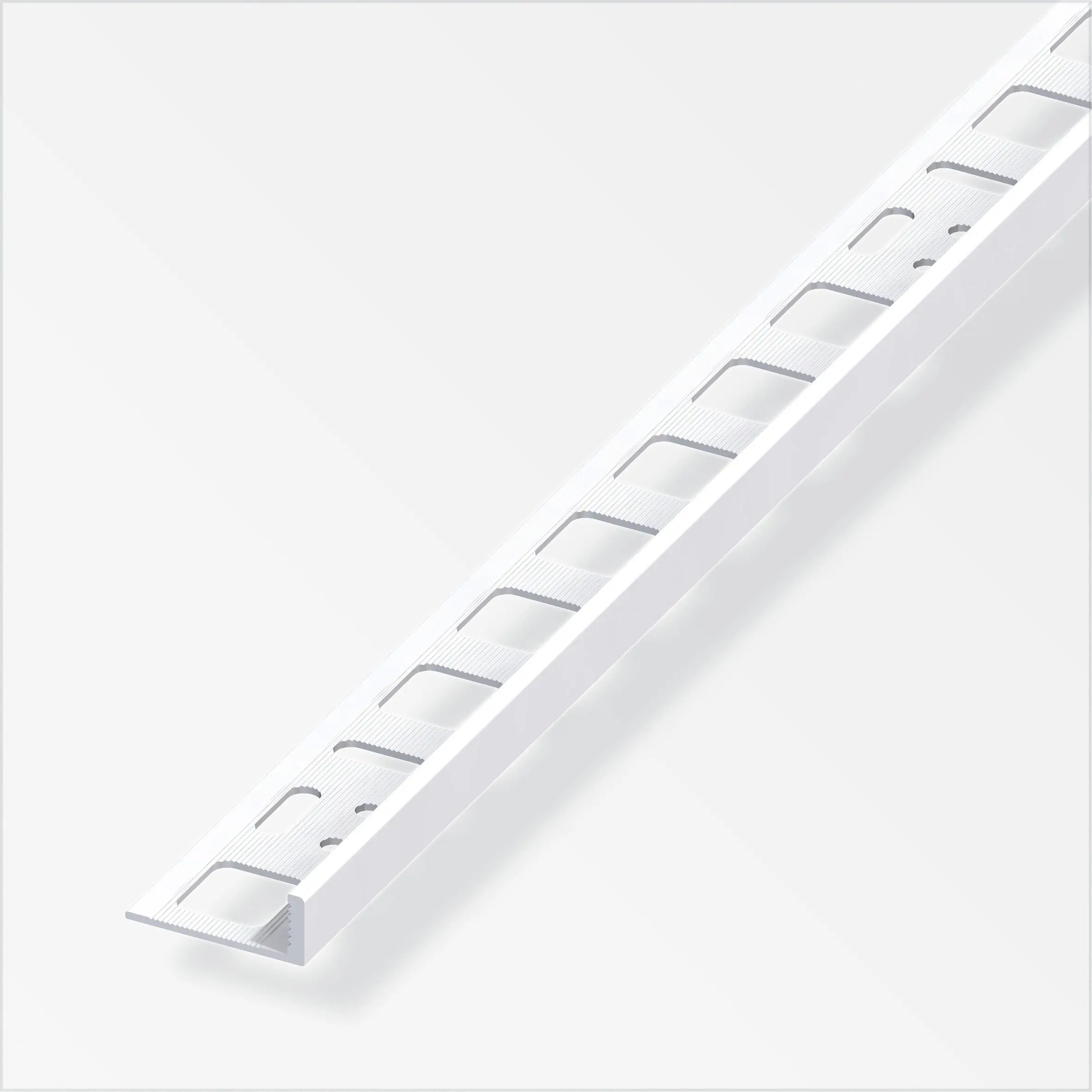 alfer Winkelprofil PVC glatt brillantweiß alfer Winkelprofil PVC glatt brillantweiß