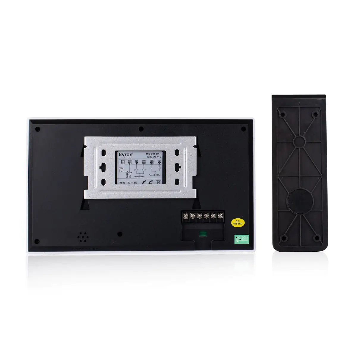 Byron Video-Türsprechanlage DIC-25712 7 Zoll Display, kabelgebunden Byron Video-Türsprechanlage DIC-25712 7 Zoll Display, kabelgebunden