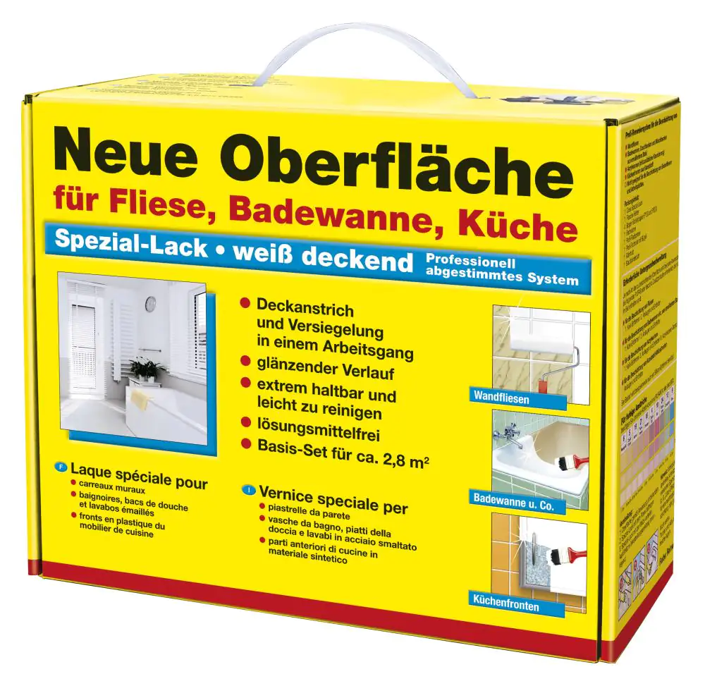 Category image Decotric Neue Oberfläche Basis-Set für Fliese, Badewanne, Küche