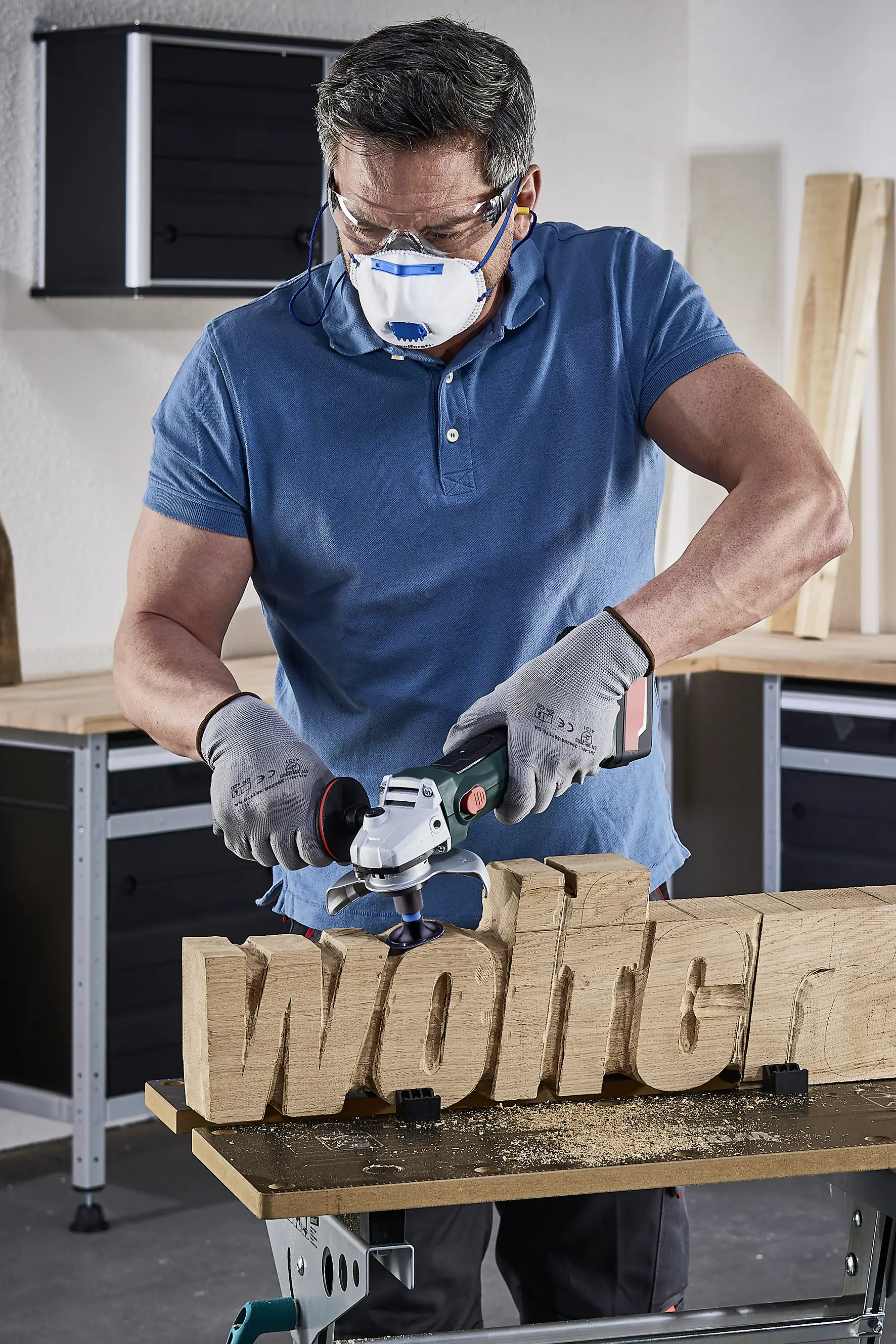 Wolfcraft Schleifaufsätze mit Eindrehdorn 50 mm 8 Stück Wolfcraft Schleifaufsätze mit Eindrehdorn 50 mm 8 Stück