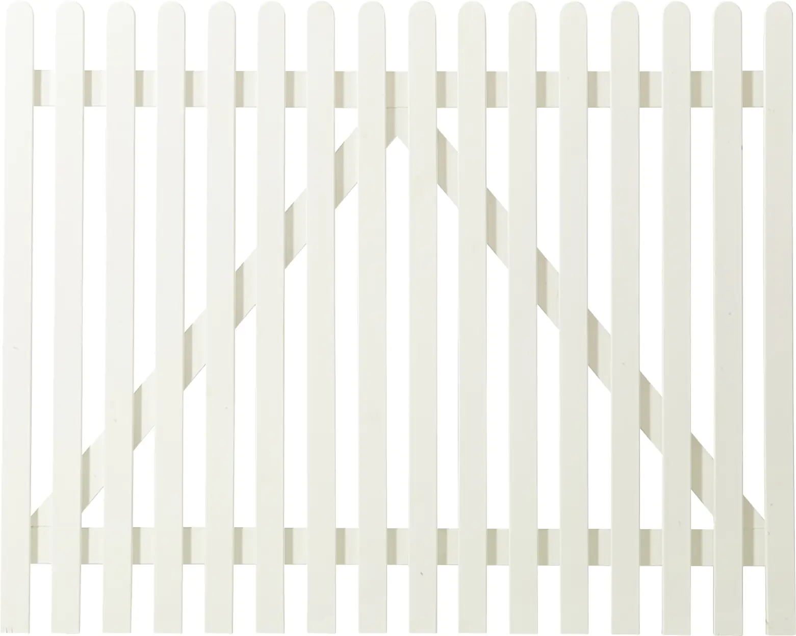 Plus Vorgartentor Retro 150 x 120 cm weiß