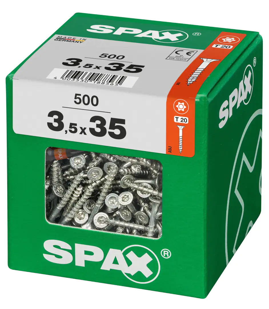 Spax Universalschrauben 3.5 x 35 mm TX 20 - 500 Stk.