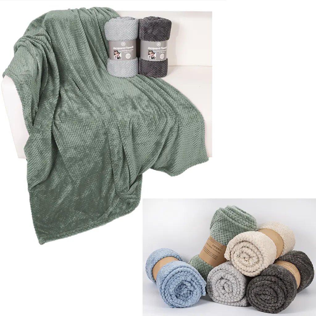 Fleecedecke Jacquard Flanell 150 x 200 cm 5-fach sortiert Fleecedecke Jacquard Flanell 150 x 200 cm 5-fach sortiert