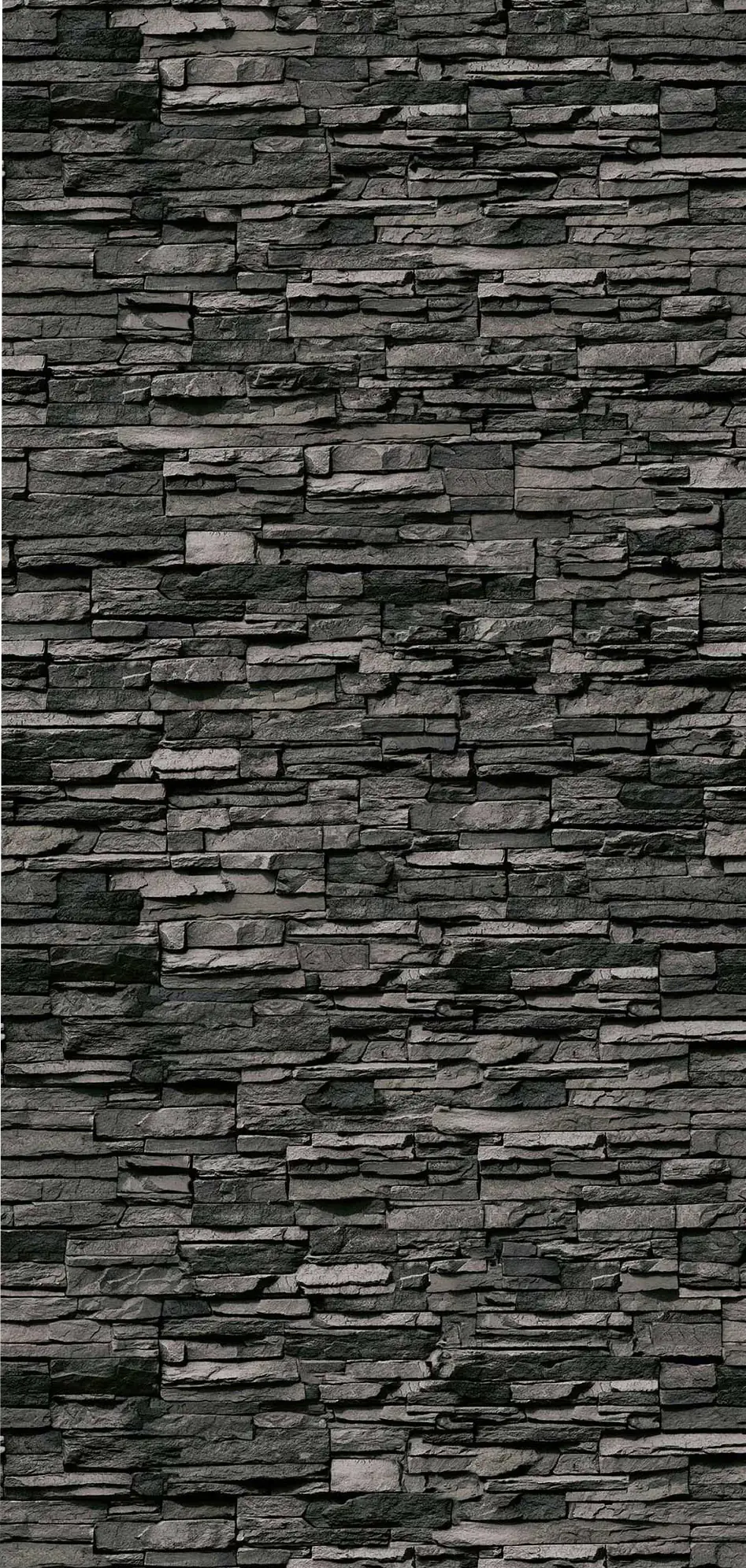 Breuer Duschrückwand Mauer-Optik dunkel Dekor 100 x 255 x 0,3 cm