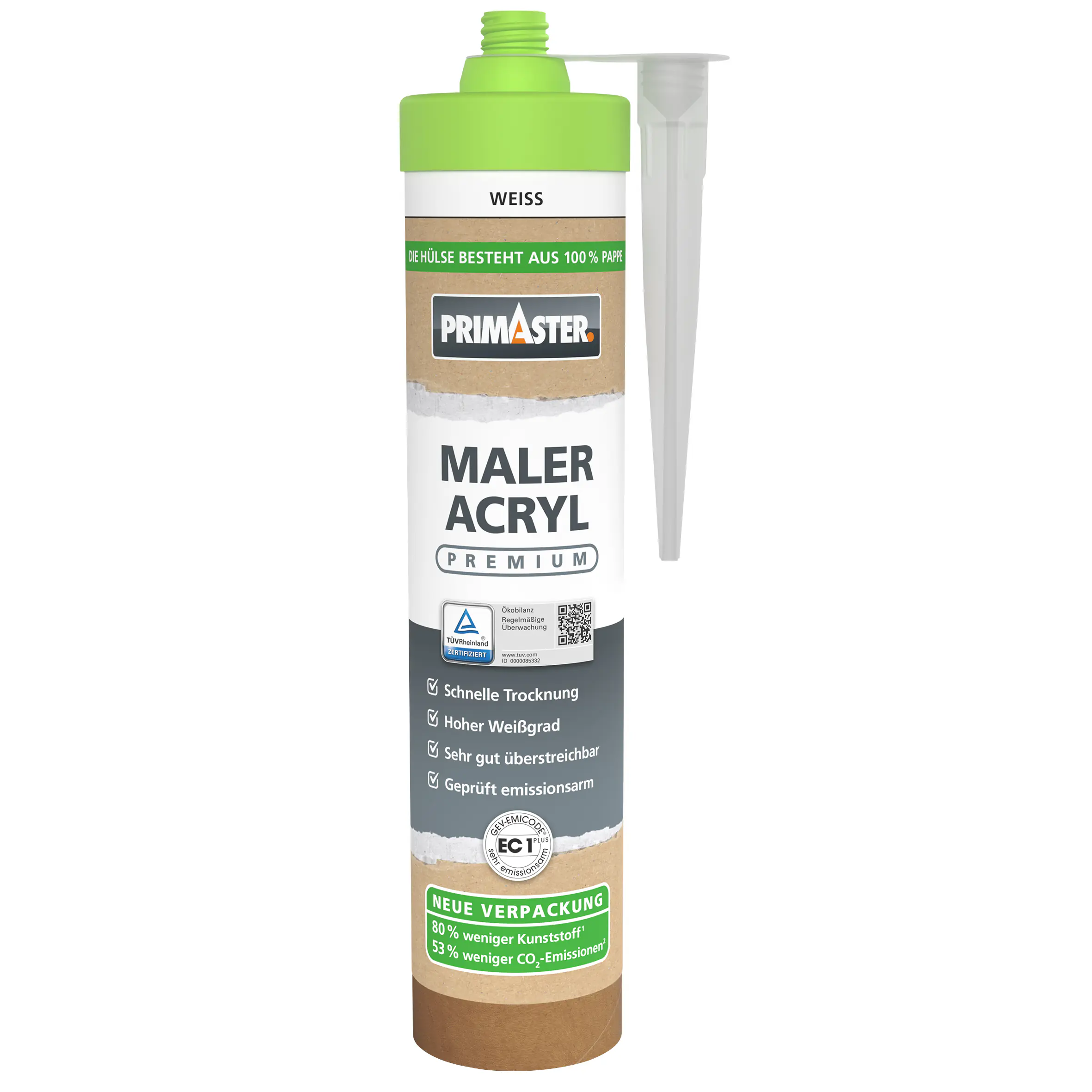 PRIMASTER Maler Acryl Premium weiß 280 ml PRIMASTER Maler Acryl Premium weiß 280 ml
