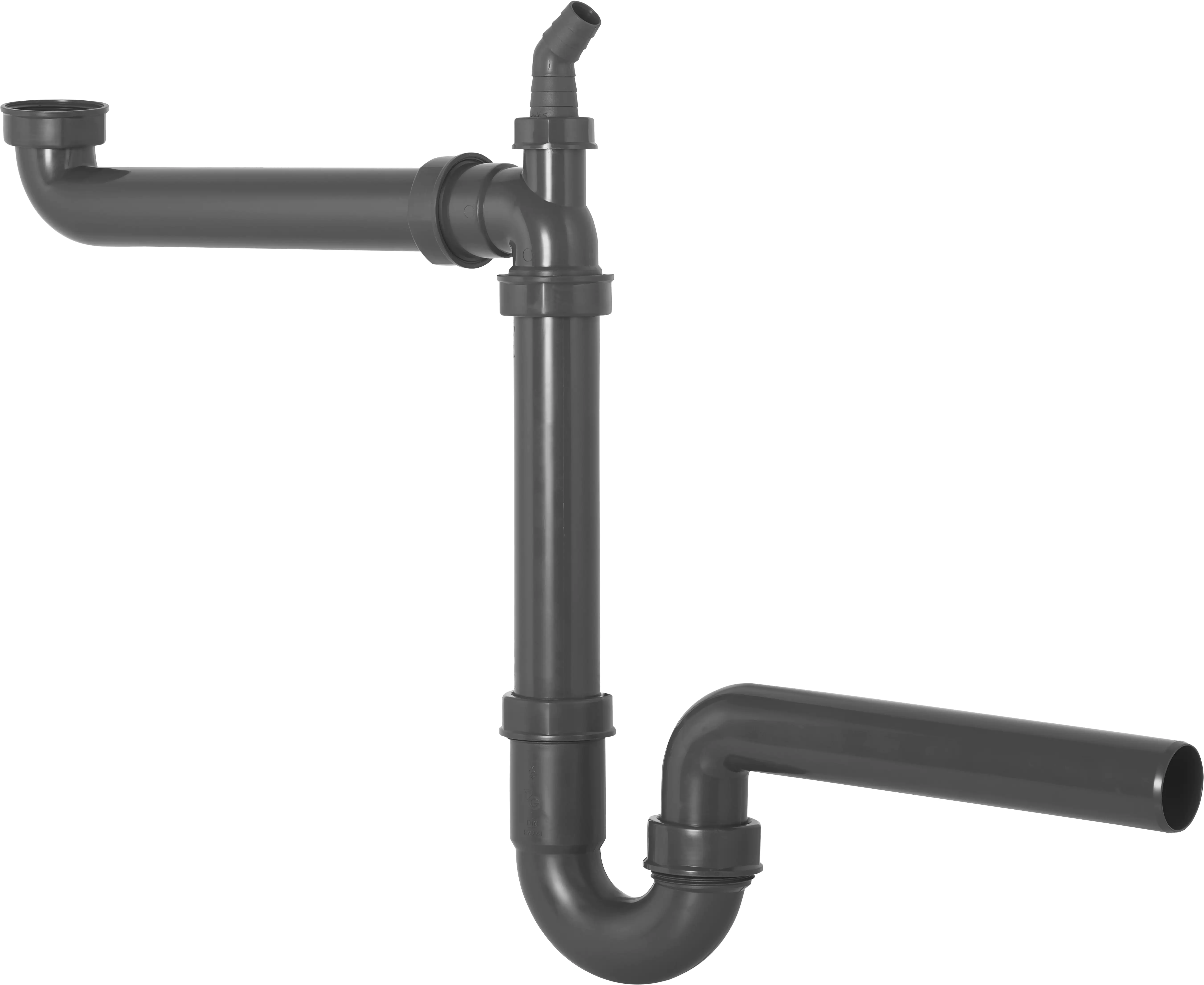 Cornat Spültisch-Raumspar-Geruchverschluss Aus Recycling Kunststoff