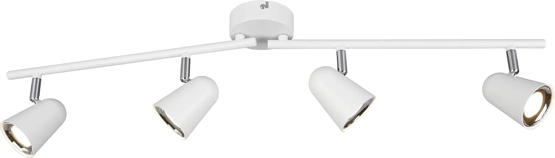 Reality Leuchten 4er LED Balken Toulouse weiß