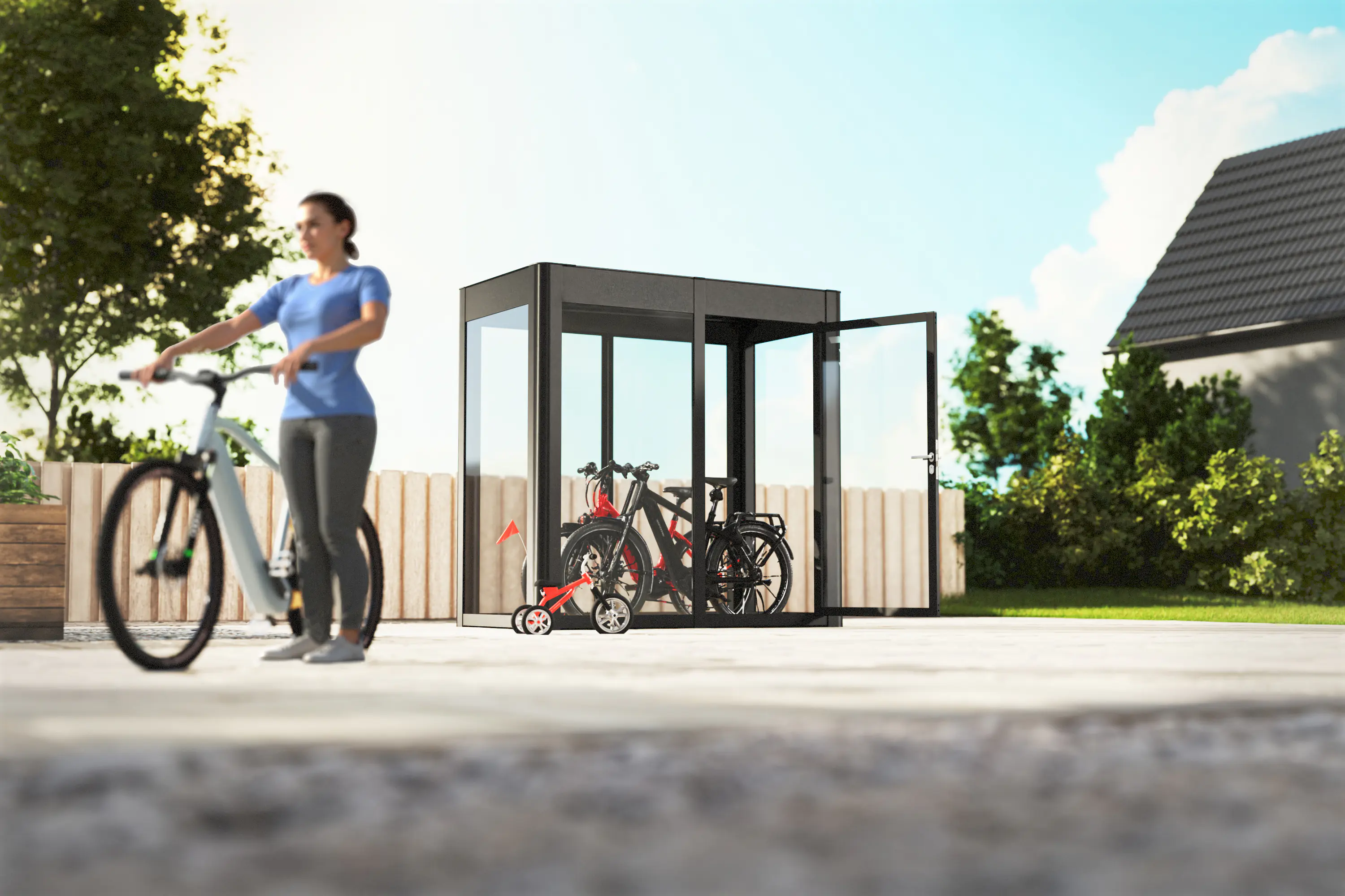 SunElements SunGarden Gartenhaus Energy 2.1 233 x 128 cm anthrazit-metallic SunElements SunGarden Gartenhaus Energy 2.1 233 x 128 cm anthrazit-metallic