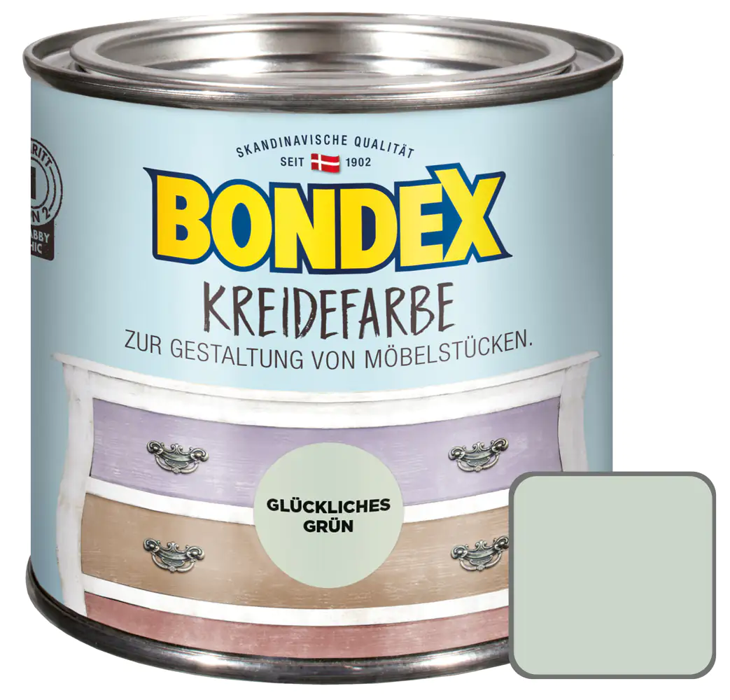 5010426802503 Bondex Kreidefarbe 500 ml glückliches grün