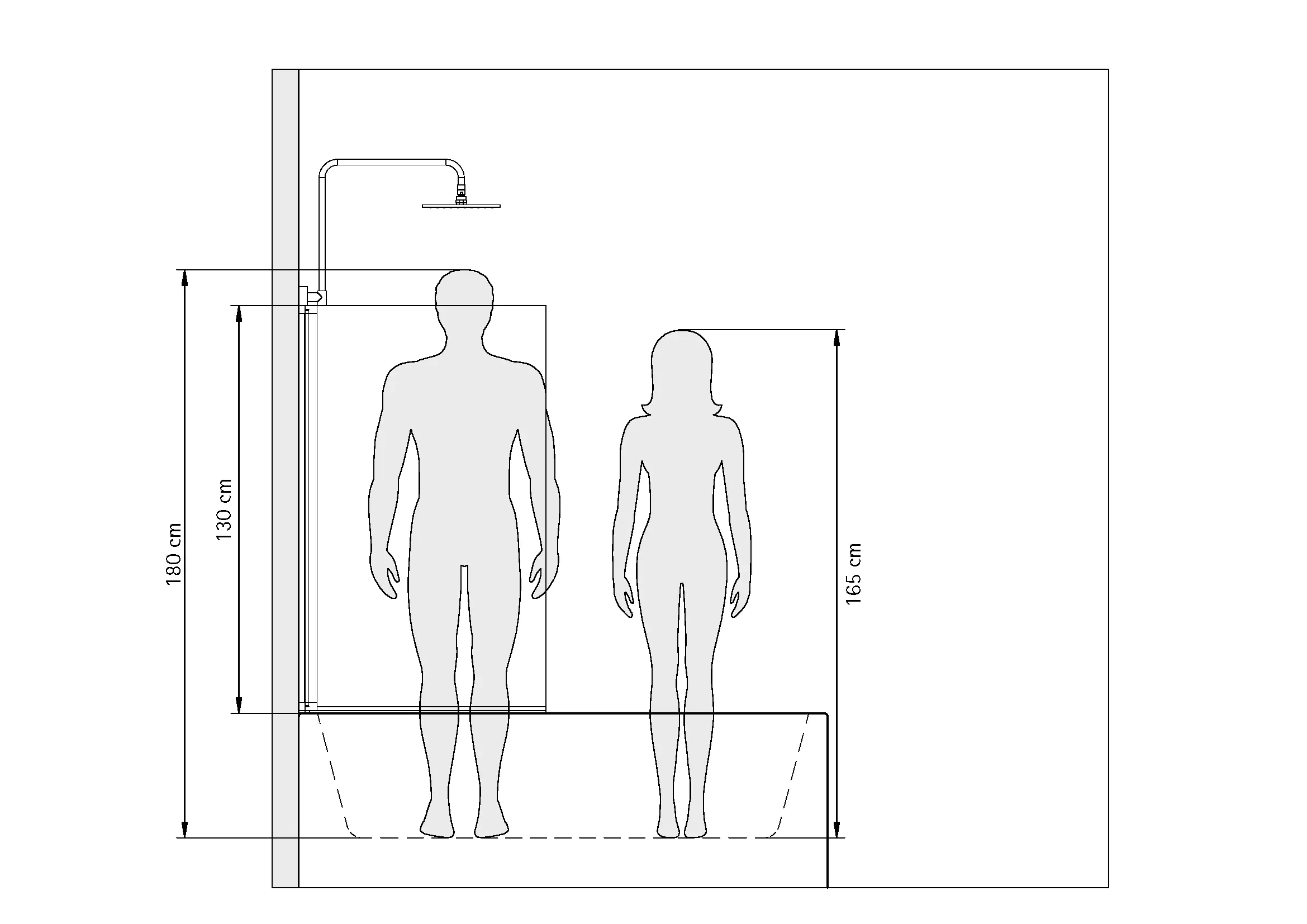 Schulte Badewannenaufsatz inkl. Klebe-System, 1-teilig, 70 x 130 cm