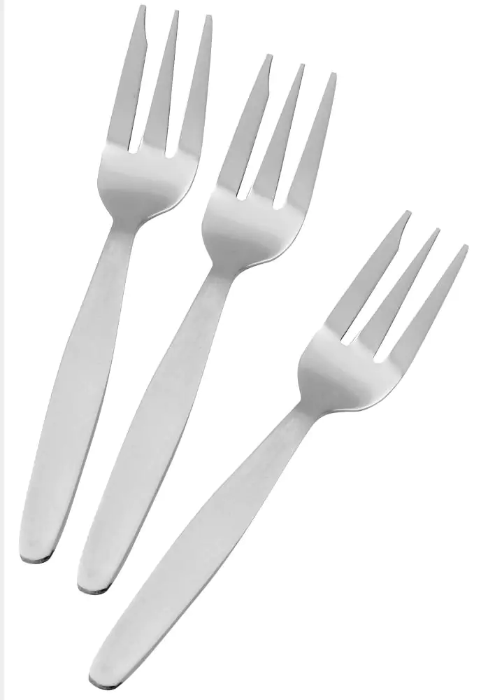 Fackelmann Kuchengabeln Arlberg Nirosta 13,5 cm, 3 Stück