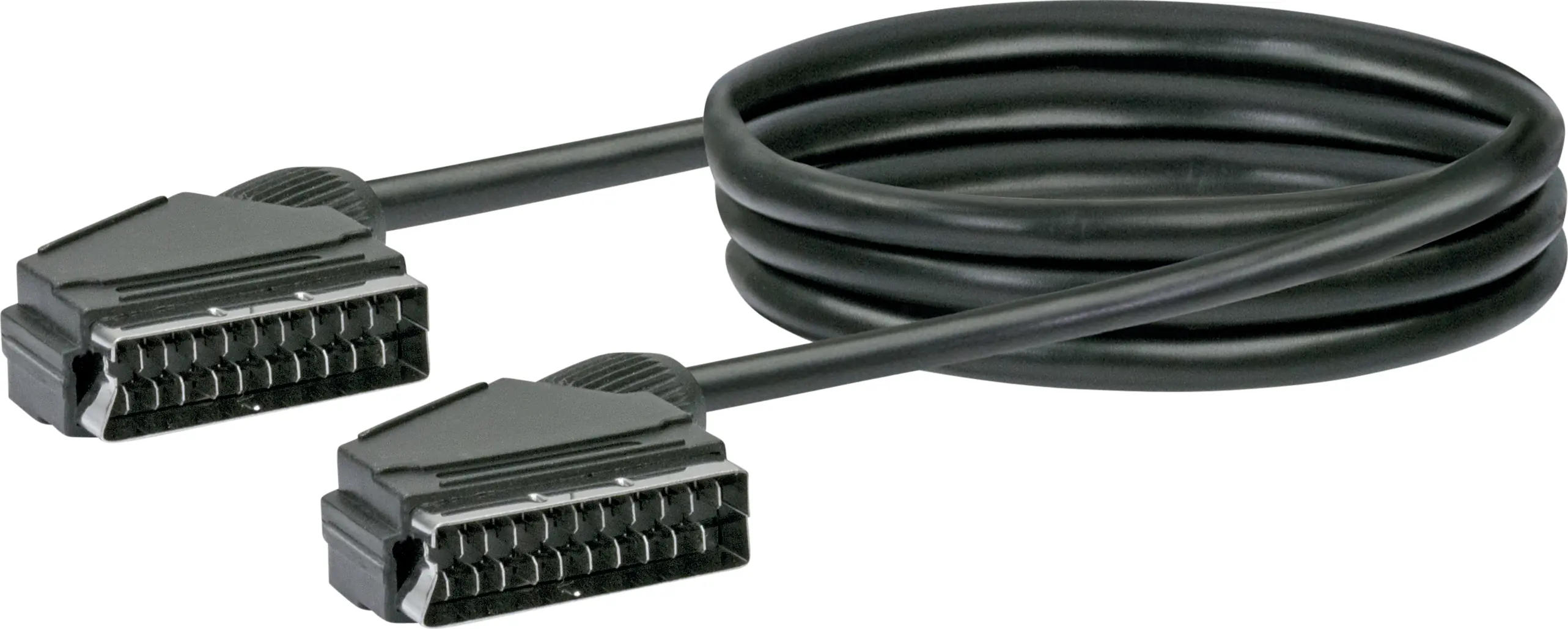 Schwaiger Scart Anschlusskabel (Ø 6,8mm) SCA7120 053 schwarz, 1,5m, 1x Scart / 1x Scart