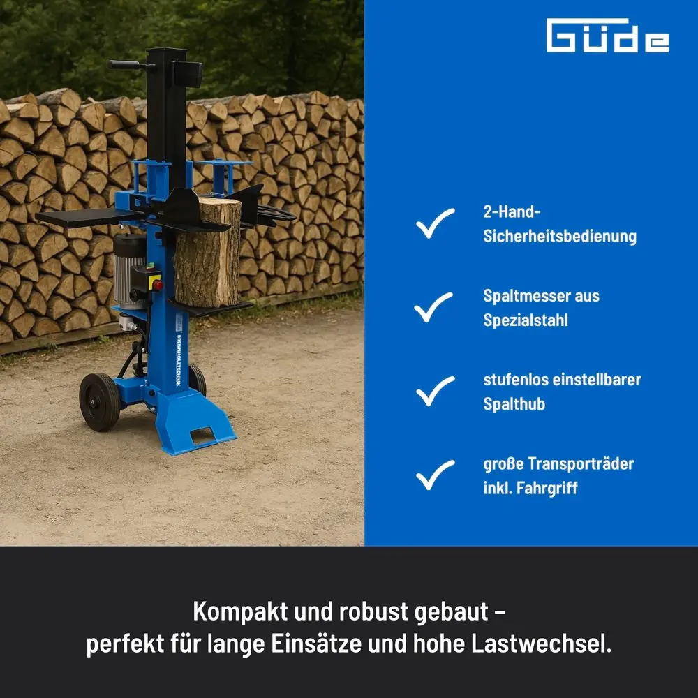 Güde Holzspalter GHS 500/6TE 6 t