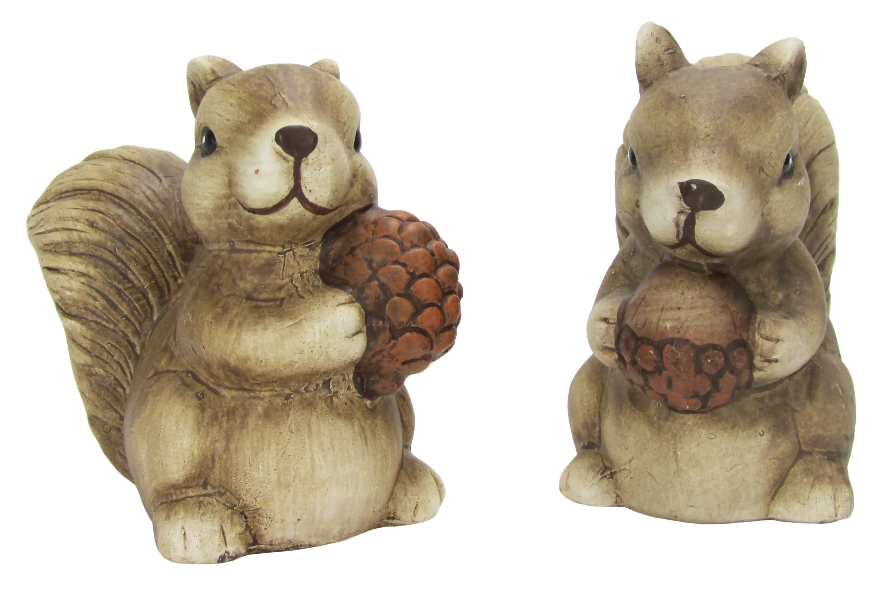 Dekofigur Eichhörnchen aus Keramik 7 cm