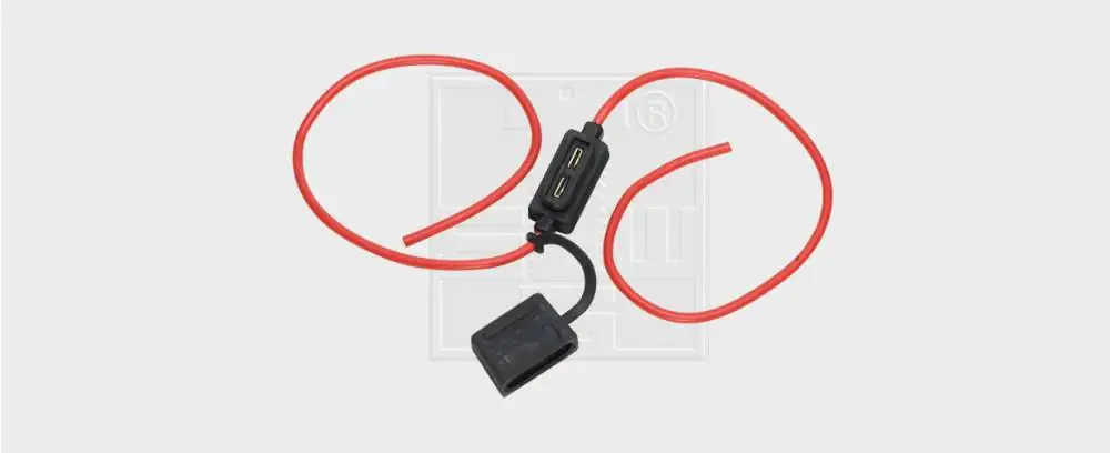 SWG Sicherungshalter für Flachstecksicherungen mit Kabel 2-25A rot 2,5 mm² SWG Sicherungshalter für Flachstecksicherungen mit Kabel 2-25A rot 2,5 mm²