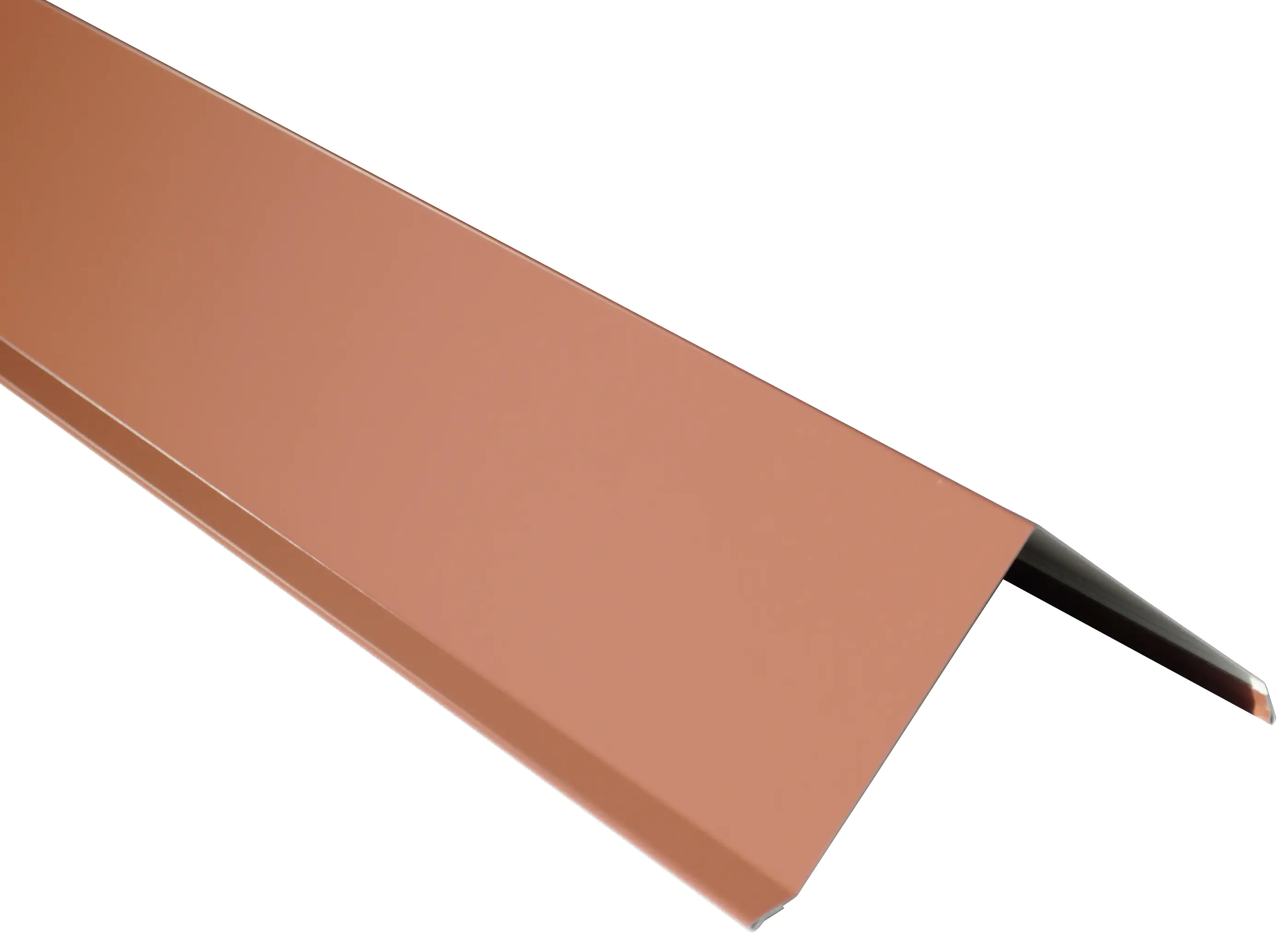 Weckman Ortgangwinkel ungesickt 100 cm 115 x 115 mm ziegelrot