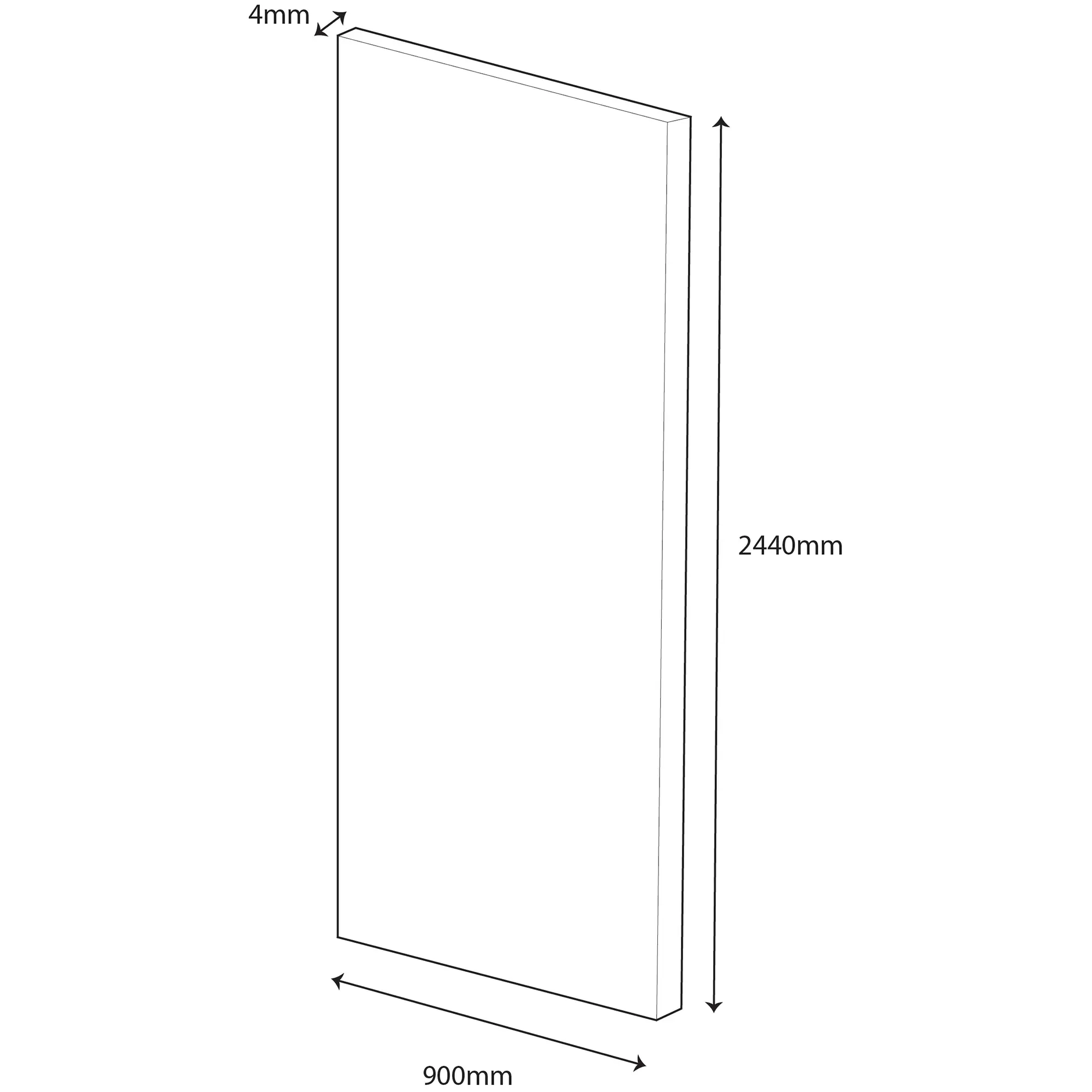 Wetwall Alloy Wandpaneel  Bianco Venato 90 x 244 cm