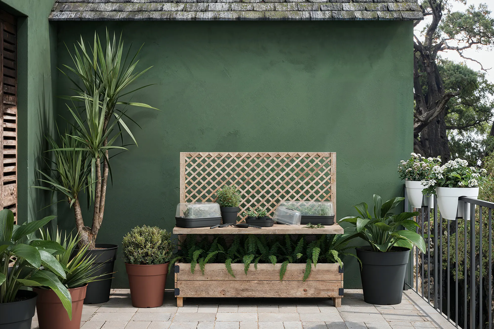 Artevasi Anzuchttopf Madagascar Kunststoff terrakotta Ø 40 x 39 cm 