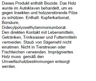 Baumpfahl 50 cm, Ø 6 cm, kesseldruckimprägniert