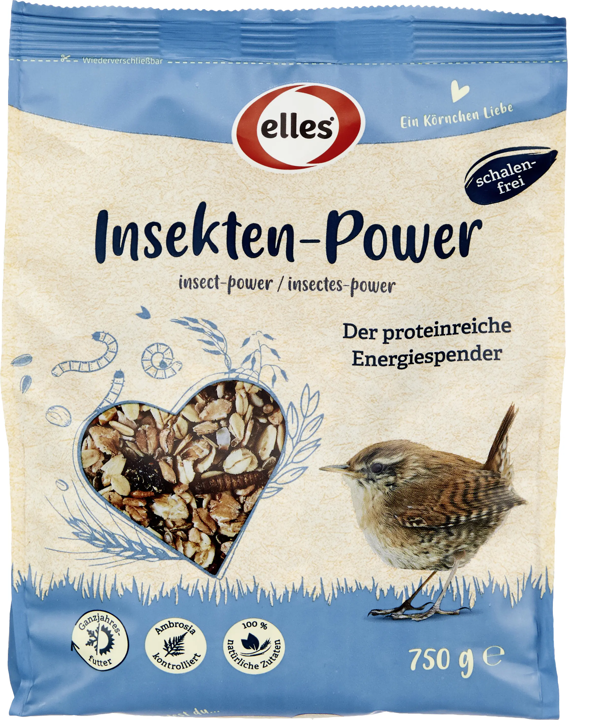 Elles Wildvogelfutter Insekten-Power 750 g