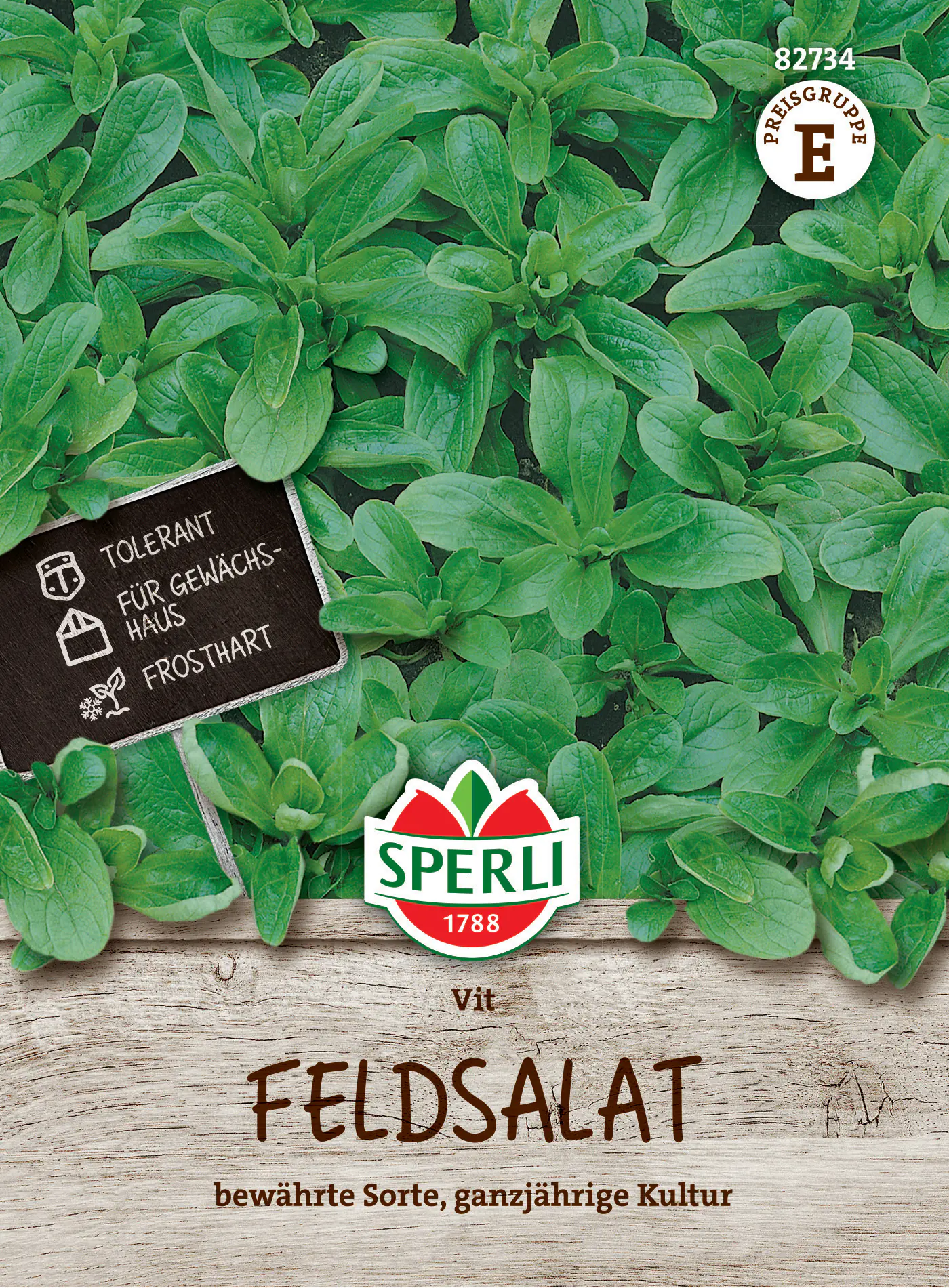 Sperli Saatgut Feldsalat Vit für bis zu 4-6 lfd. Meter