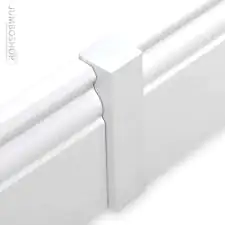 Amco Eckverbindungsklotz 82 x 16 x 16 mm, weiß