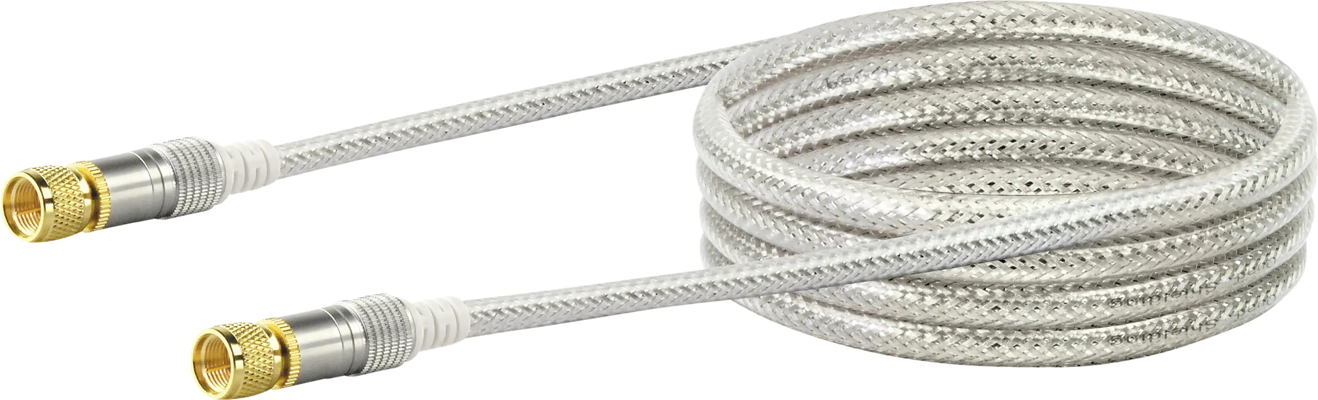 Schwaiger SAT Anschlusskabel KVCHD30 532 (110dB) transparent, 3,0m, 1x F Stecker / 1x F Stecker Schwaiger SAT Anschlusskabel KVCHD30 532 (110dB) transparent, 3,0m, 1x F Stecker / 1x F Stecker