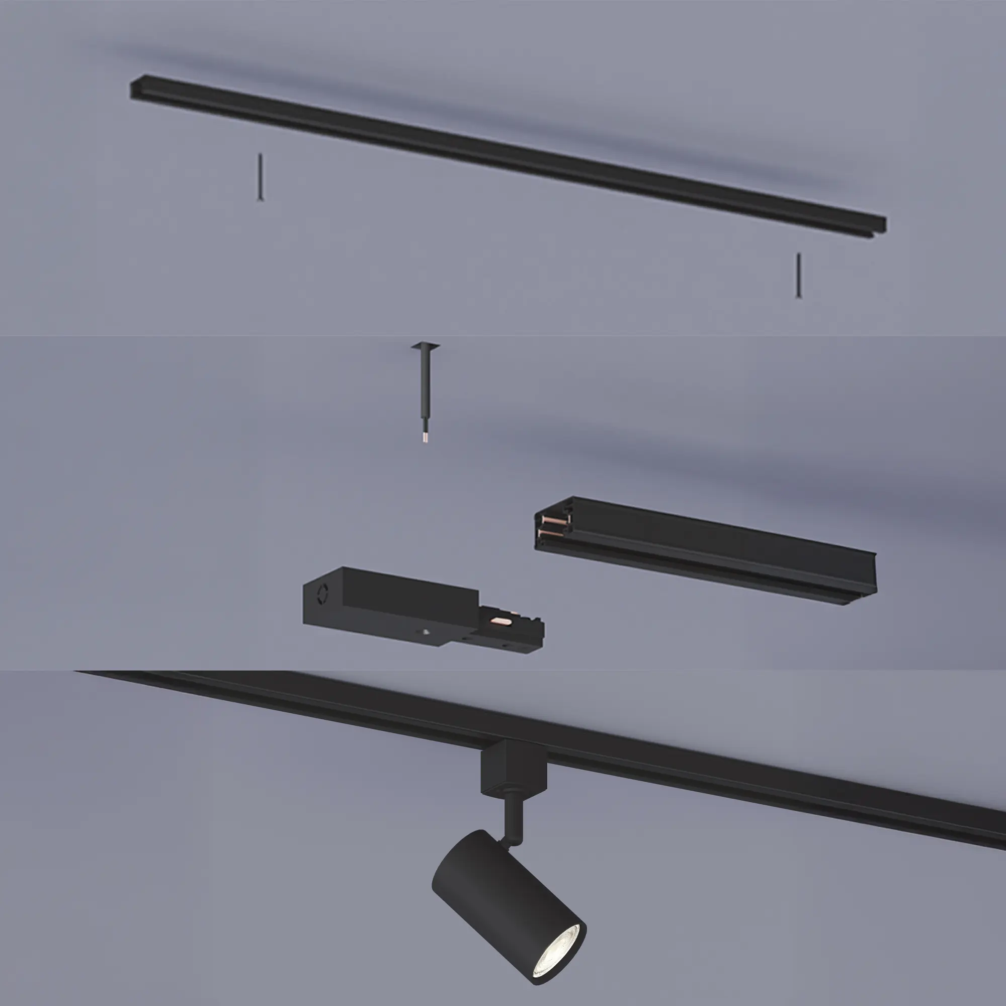 Philips EasyLink Stromverbinder für Schienenleuchte einseitig schwarz Philips EasyLink Stromverbinder für Schienenleuchte einseitig schwarz