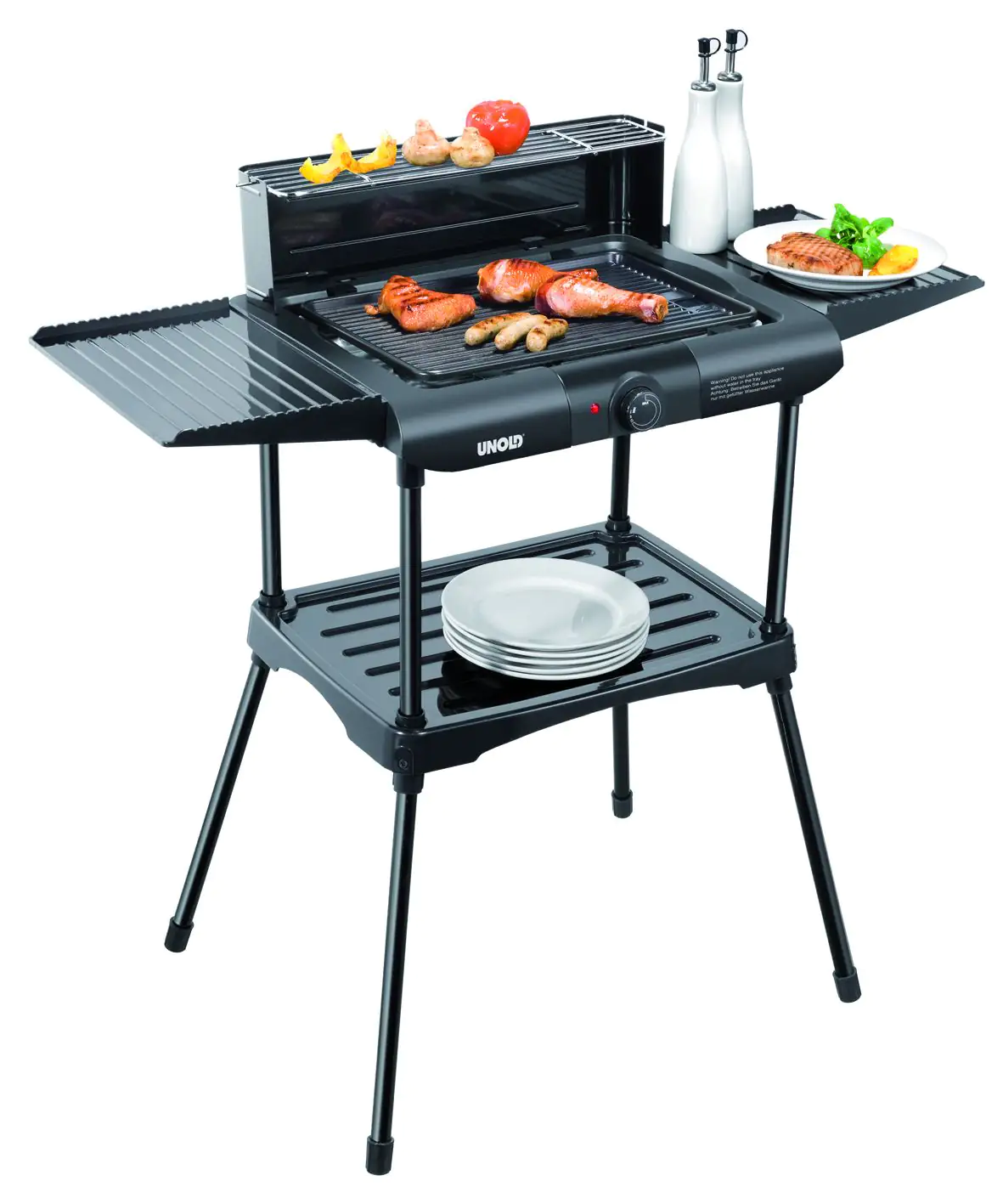 4011689585654 Unold Barbecue-Elektrogrill Vario 58565 schwarz, Standgrill, Tischgrill