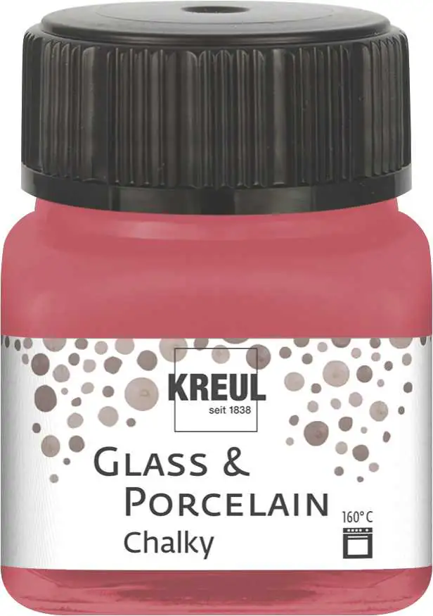 Kreul Glass & Porcelain Chalky cozy red 20 ml