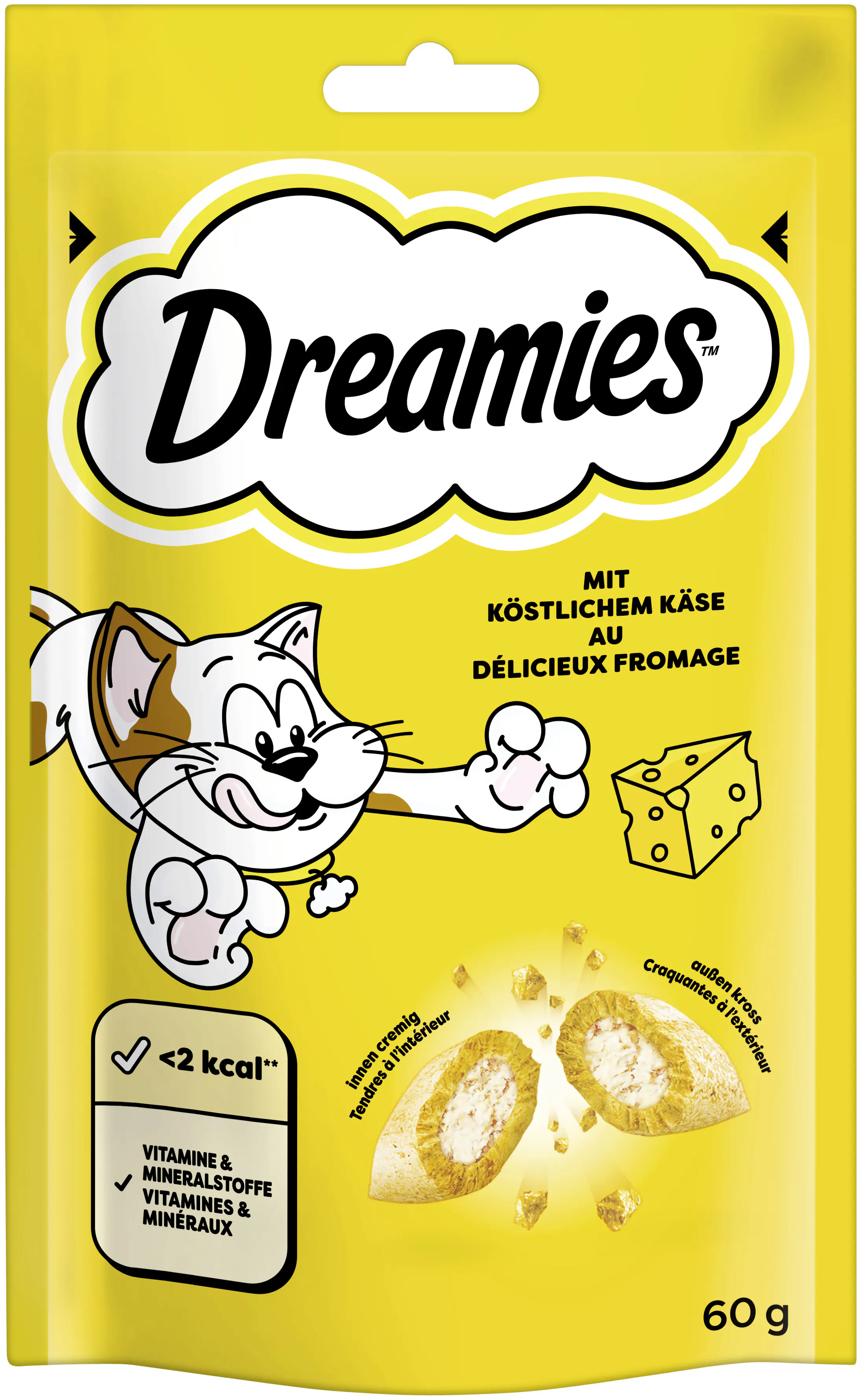Dreamies Katzensnack Käse 60 g