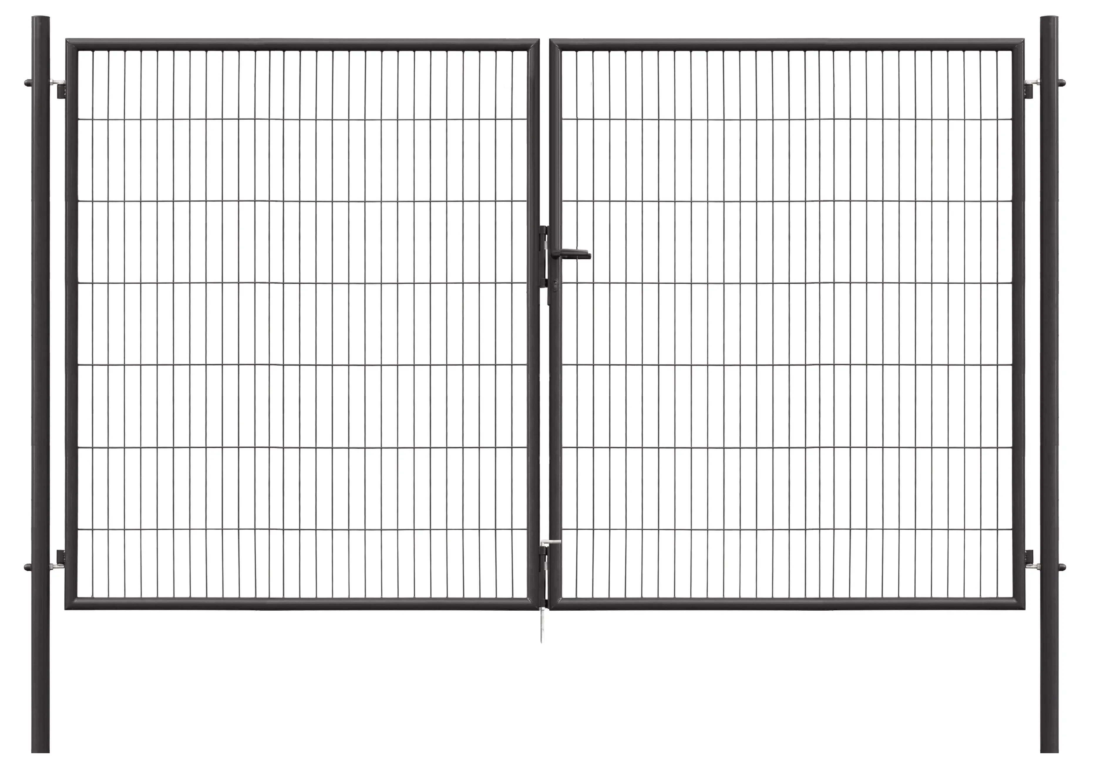 Floraworld Gartentor Classic 2-Tore inkl. 2 Pfosten  300 x 175 cm anthrazit