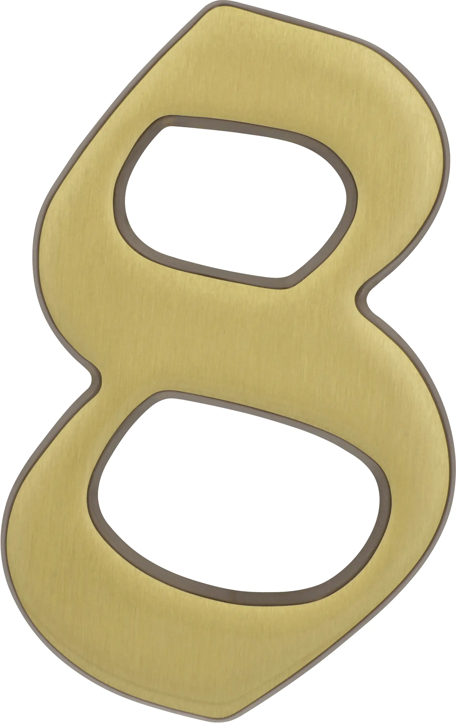 Alpertec Hausnummer 8 Bronze