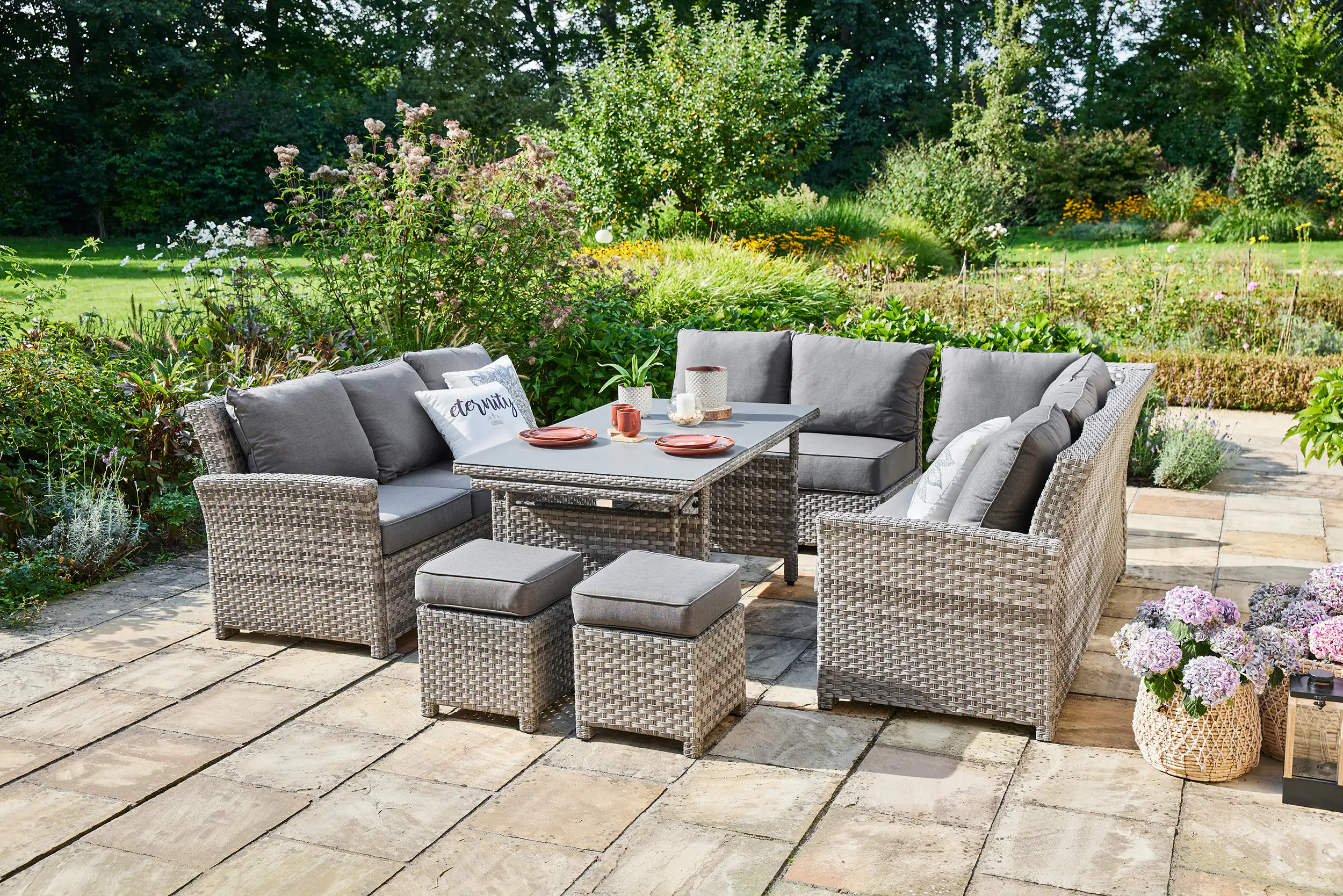 4333692229074_05 Primaster Dining Lounge Möbelset Portofino Deluxe
