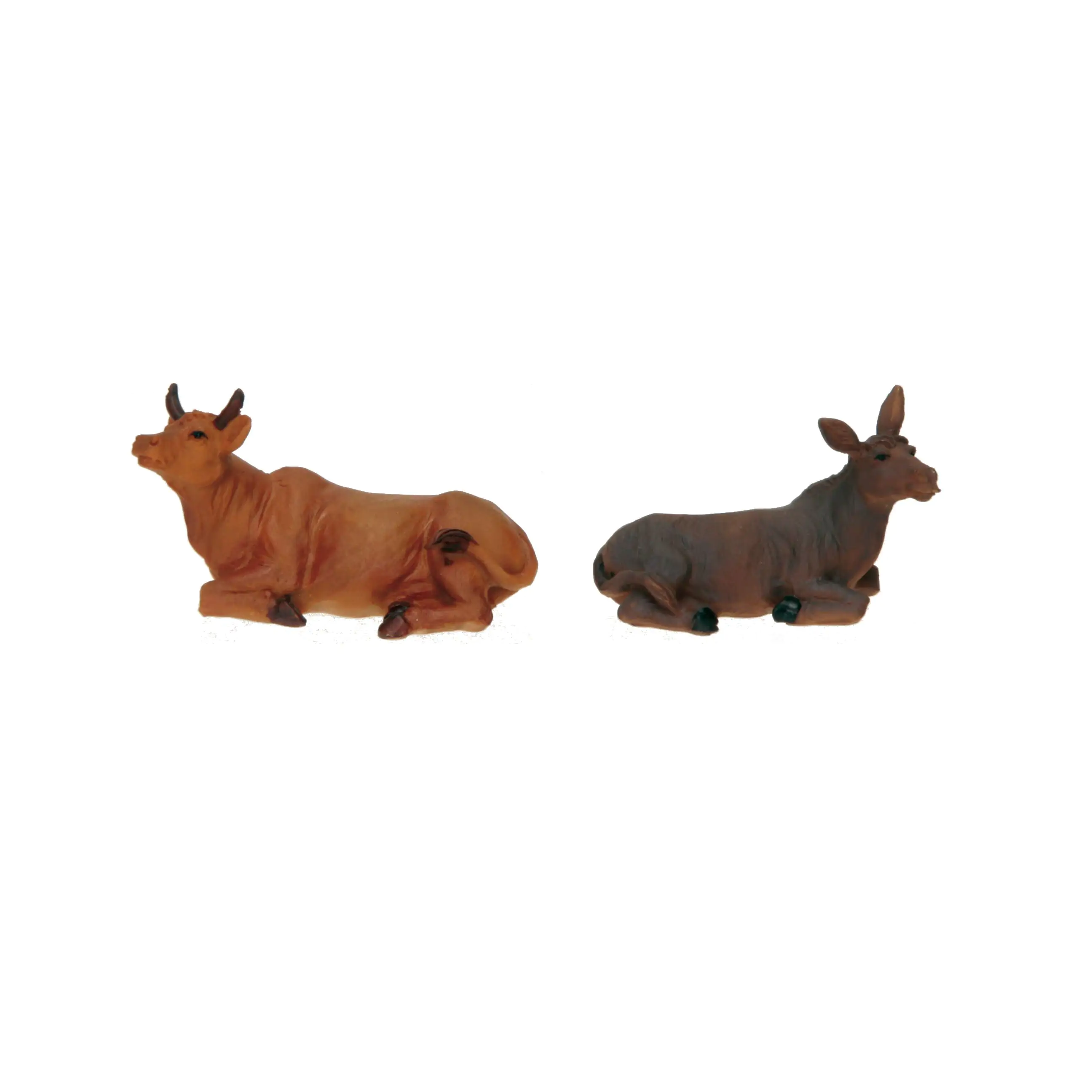 4004942780330 Riffelmacher Krippenzubehör Ochs + Esel für 10 cm Krippenfiguren