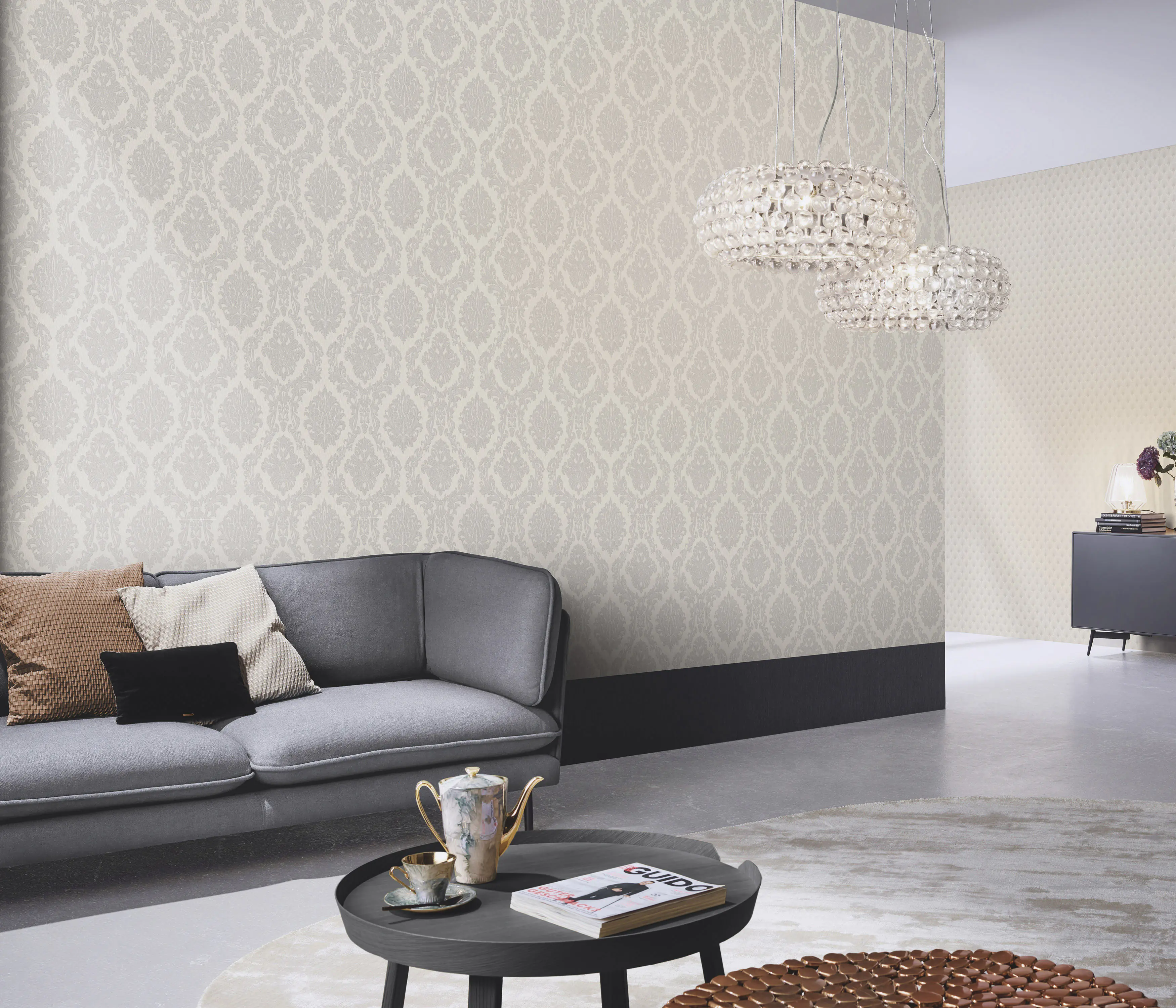 Erismann Vliestapete Ornament Versailles beige 10,05 x 0,53 m