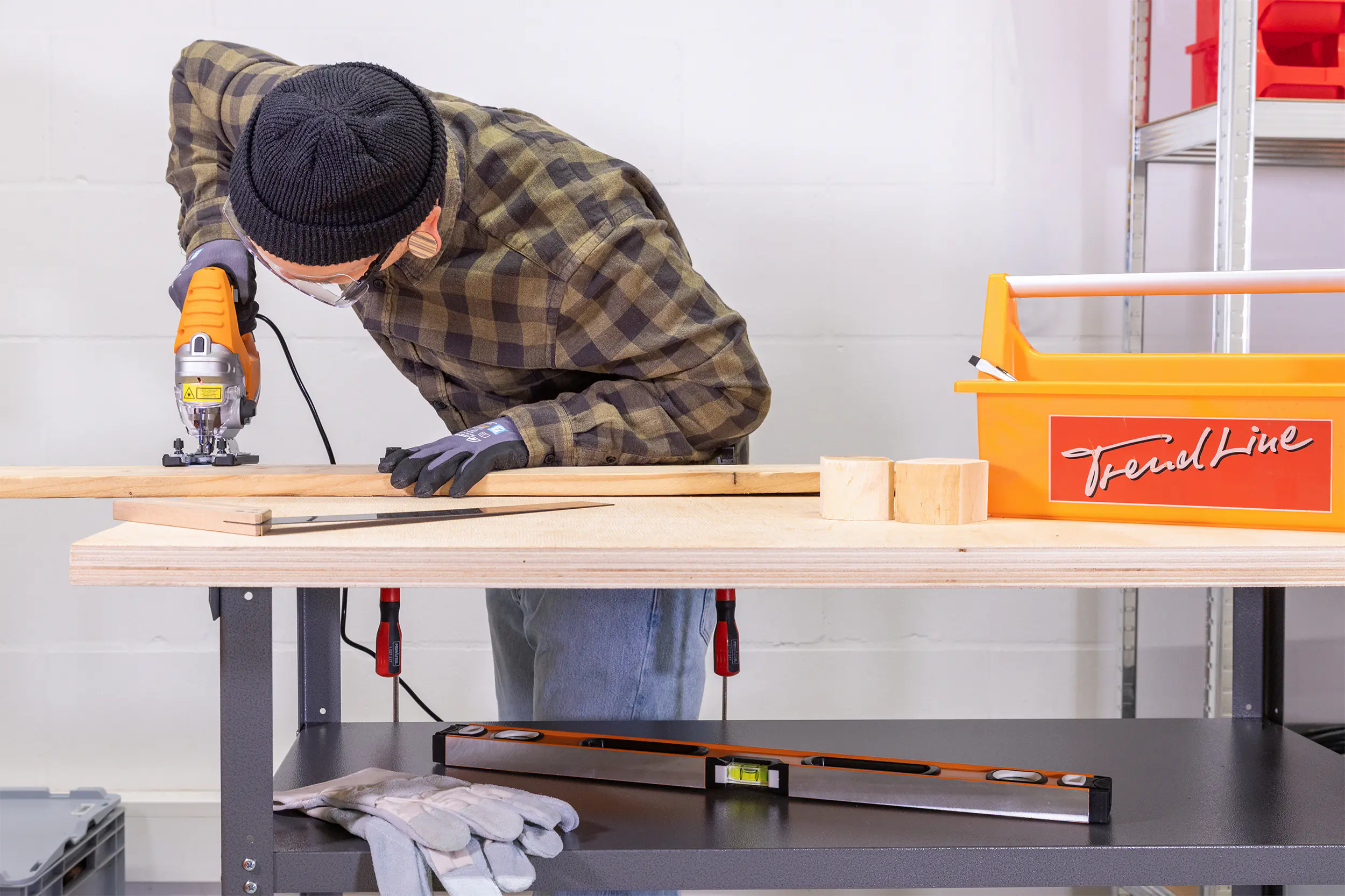 TrendLine Werkbank 120 x 60 x 85 cm