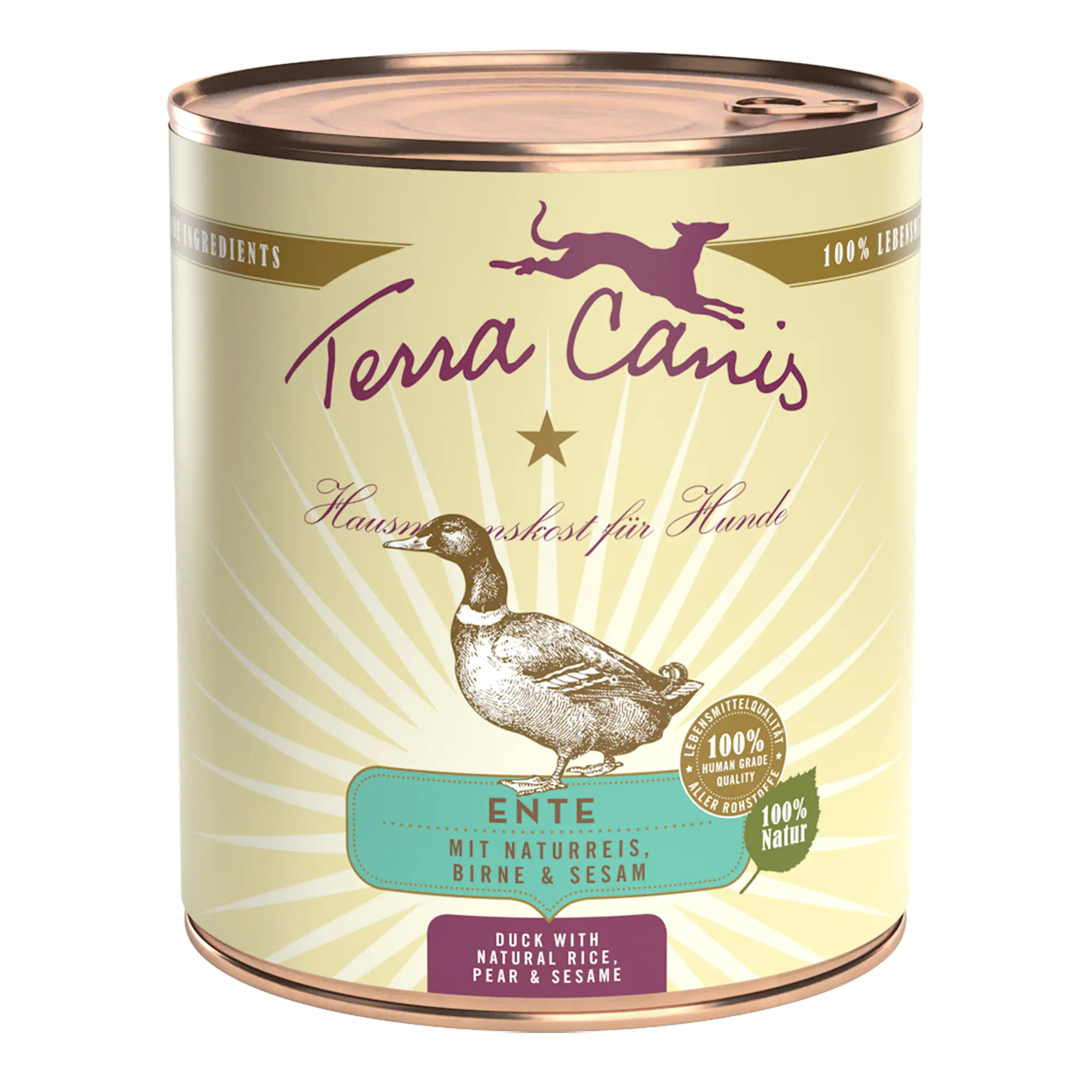 Terra Canis Classic Adult Ente mit Naturreis Rote Bete Birne & Sesam 800 g