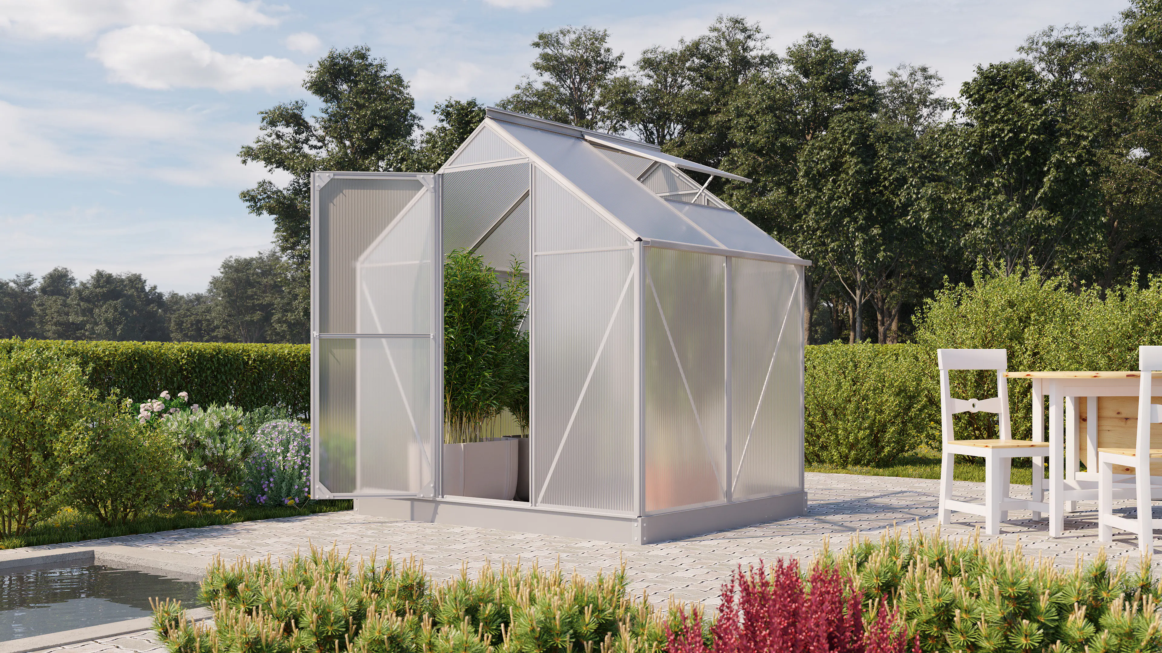 Vitavia Gewächshaus Eos 3100 190 x 153 cm 6 mm HPK