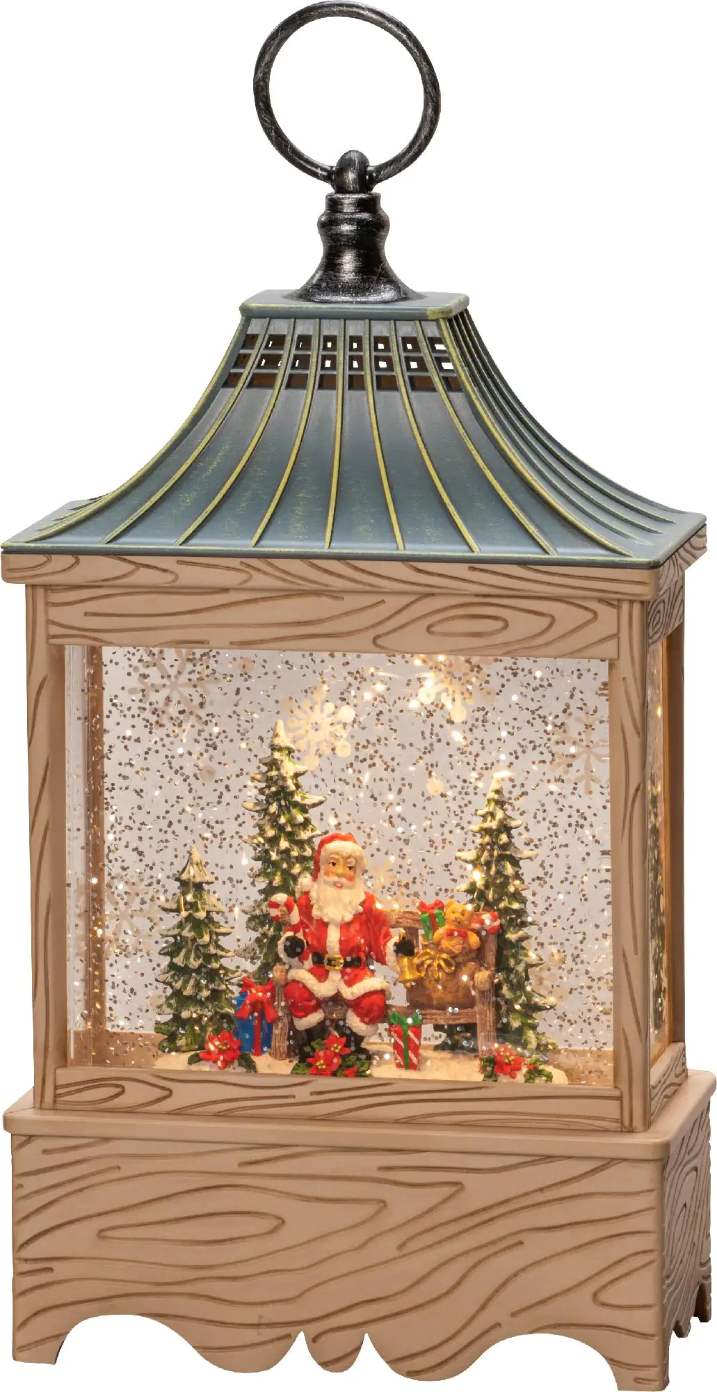 Konstsmide LED Wasserlaterne Santa und Baum naturfarben Konstsmide LED Wasserlaterne Santa und Baum naturfarben
