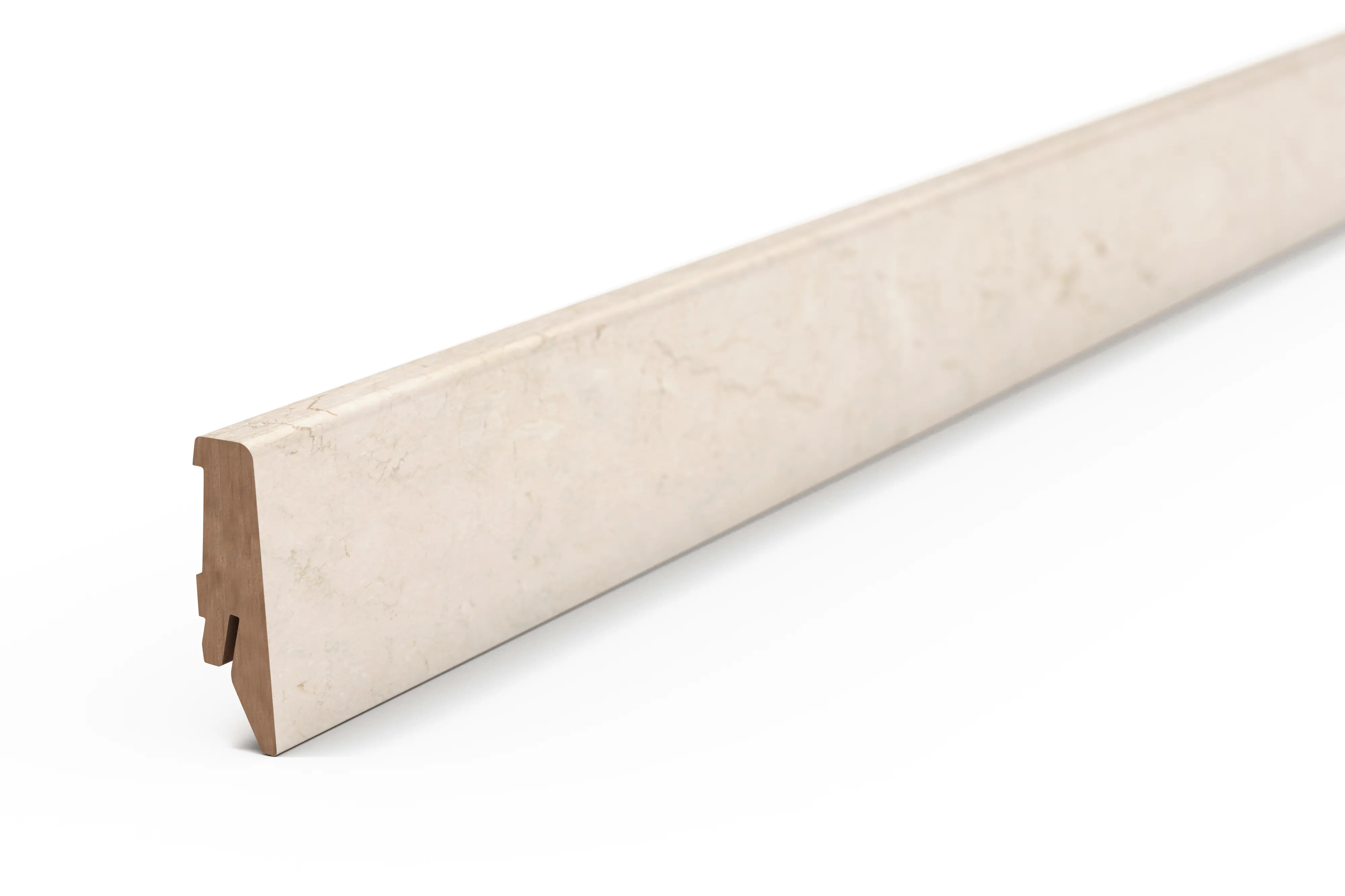Classen Fußleiste 240 cm x 58 x 19 mm Eiche Marble White