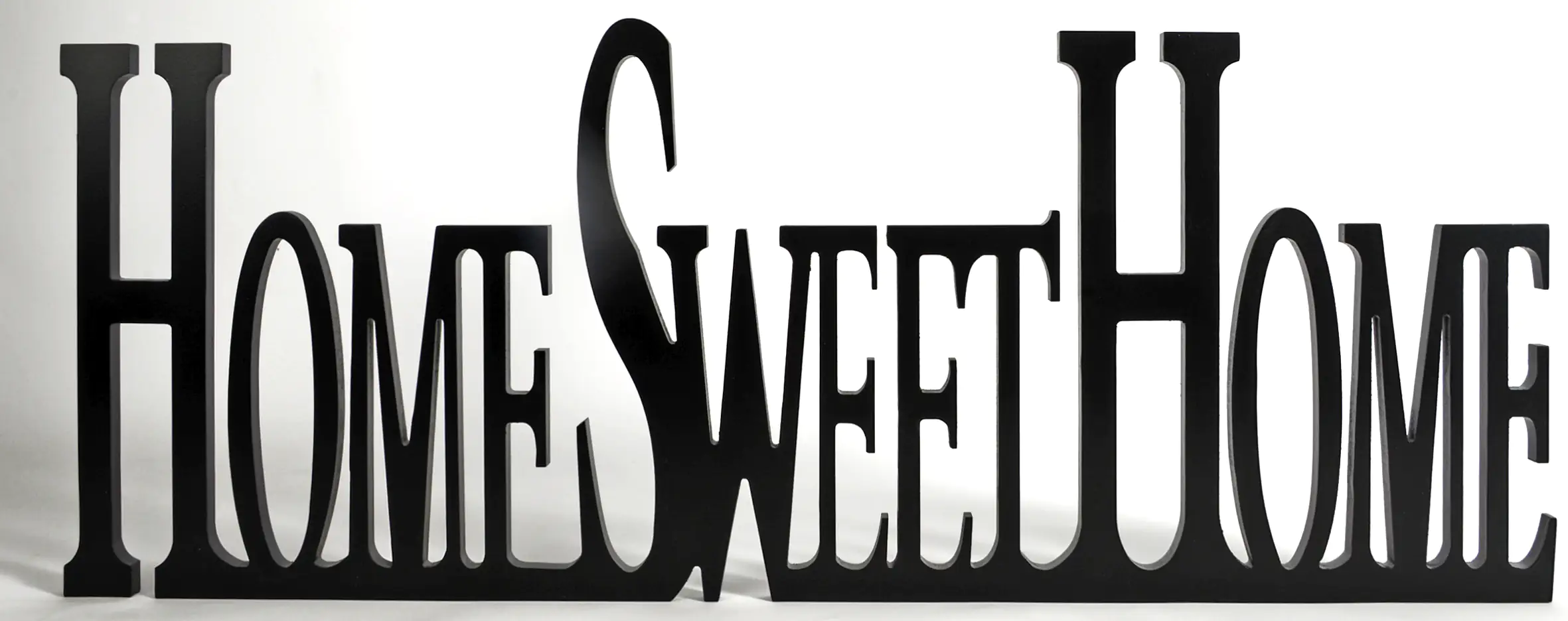 Schriftzug XL Home Sweet Home black 60x29x1,2 cm