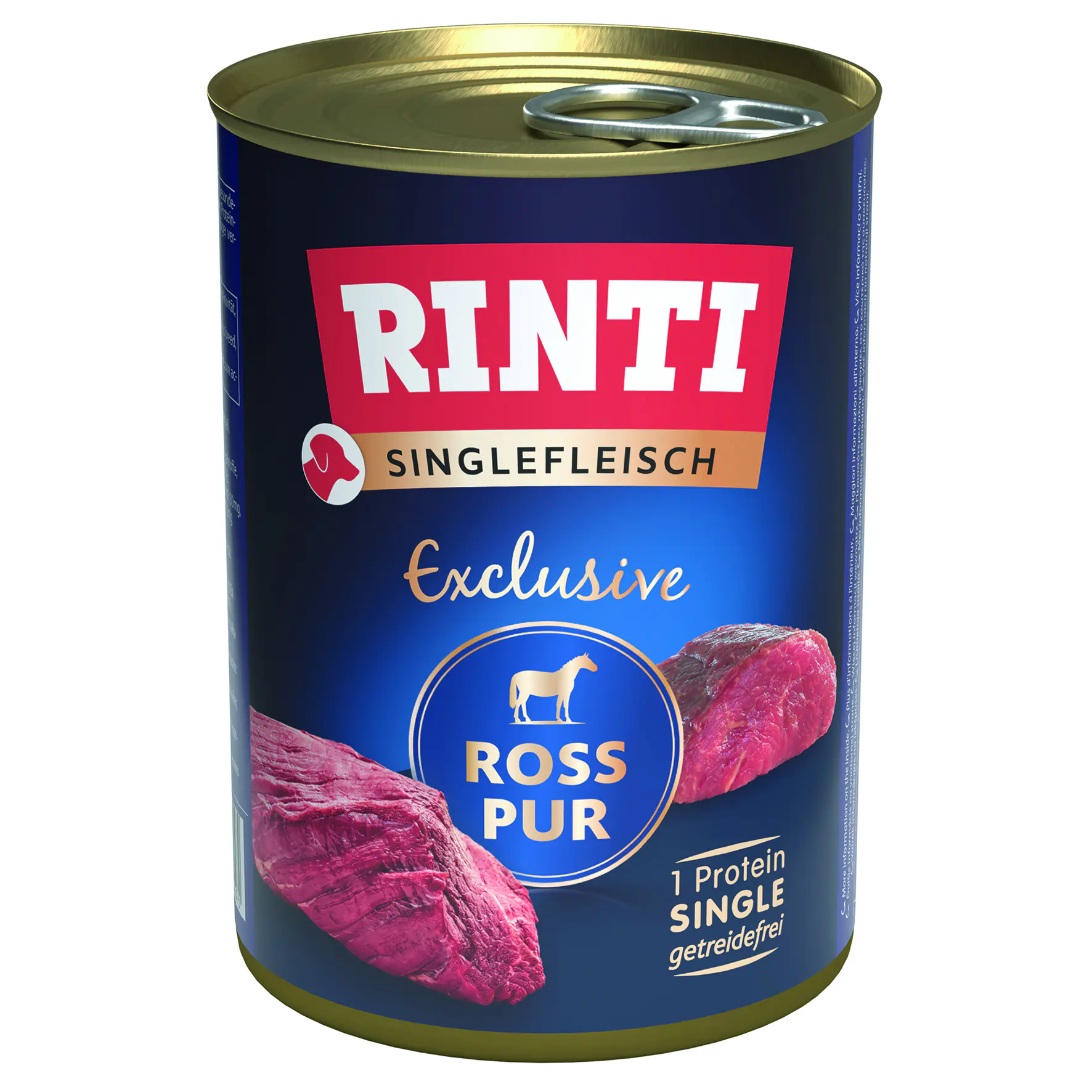 Rinti Singlefleisch Exclusive Hundenassfutter Adult getreidefrei 400 g Ross
