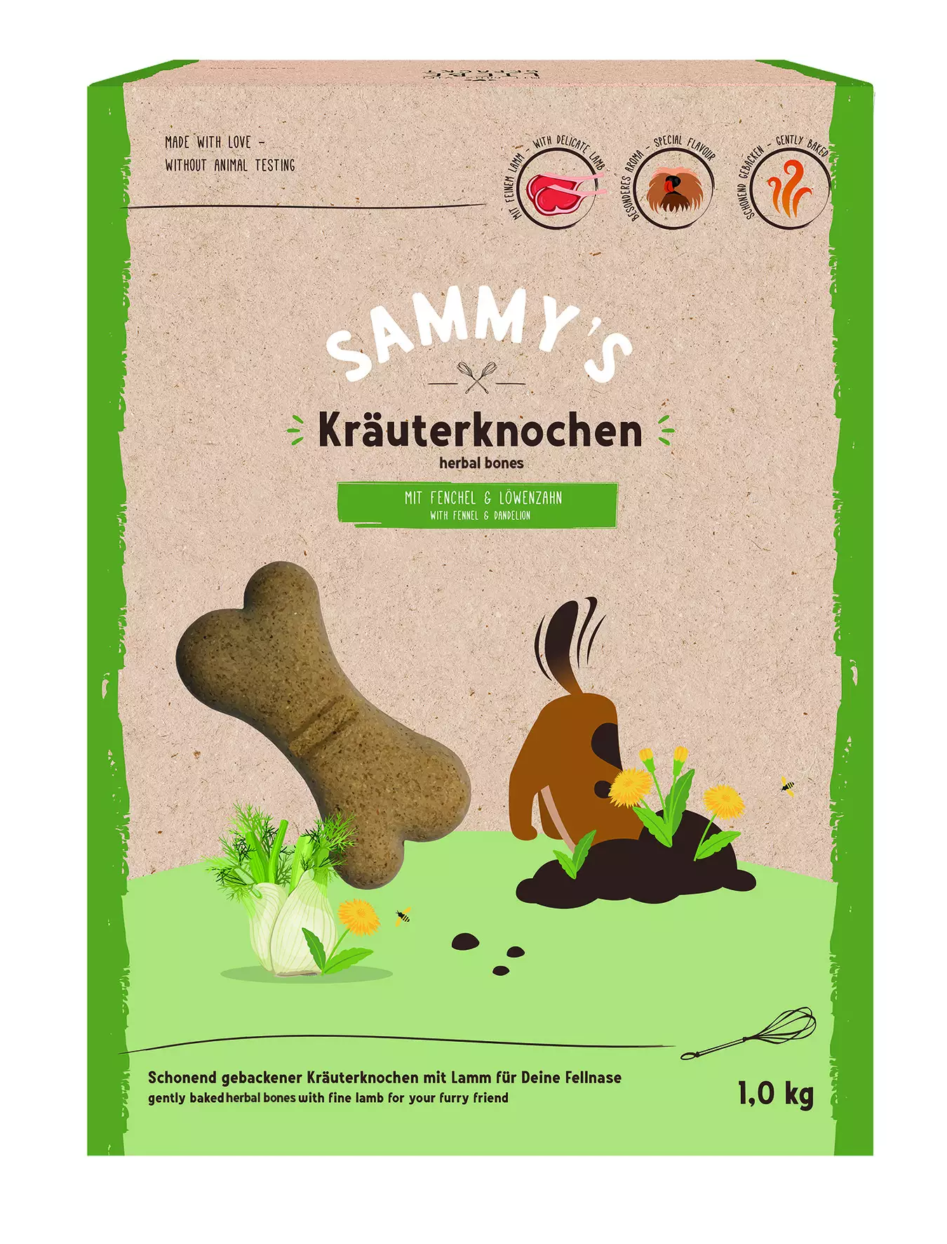Sammys Kräuterknochen 1 kg Sammys Kräuterknochen 1 kg