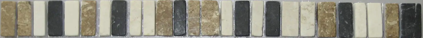 Fliesenbordüre Marmor Roma 2,5 x 30 cm beige